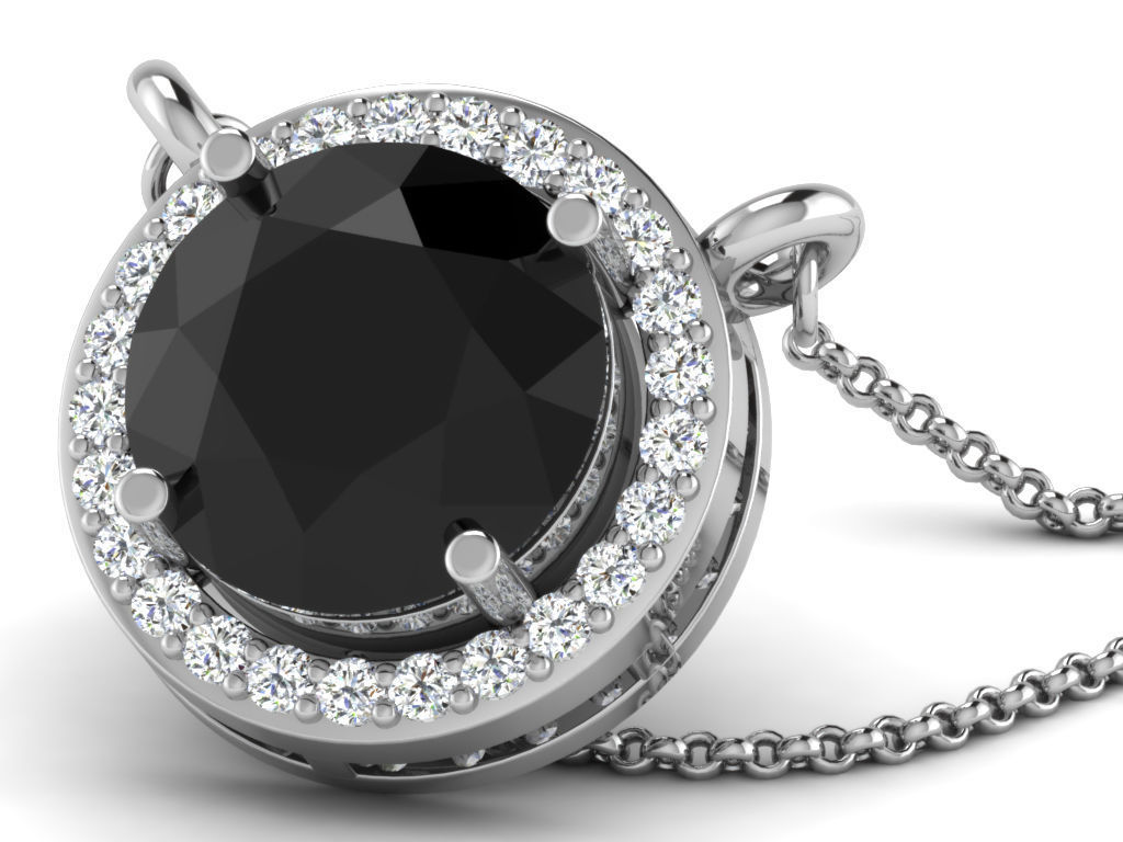 Pendant colour stone  15 cad filespart 02 3D print model_11