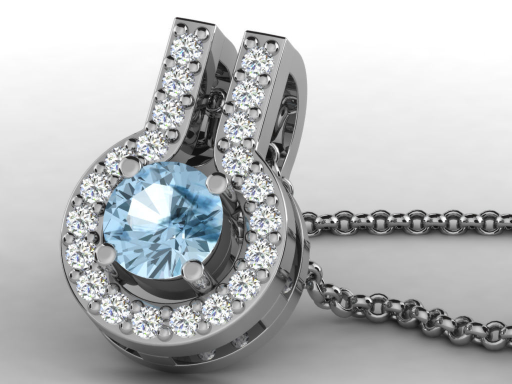 Pendant colour stone  15 cad filespart 02 3D print model_12