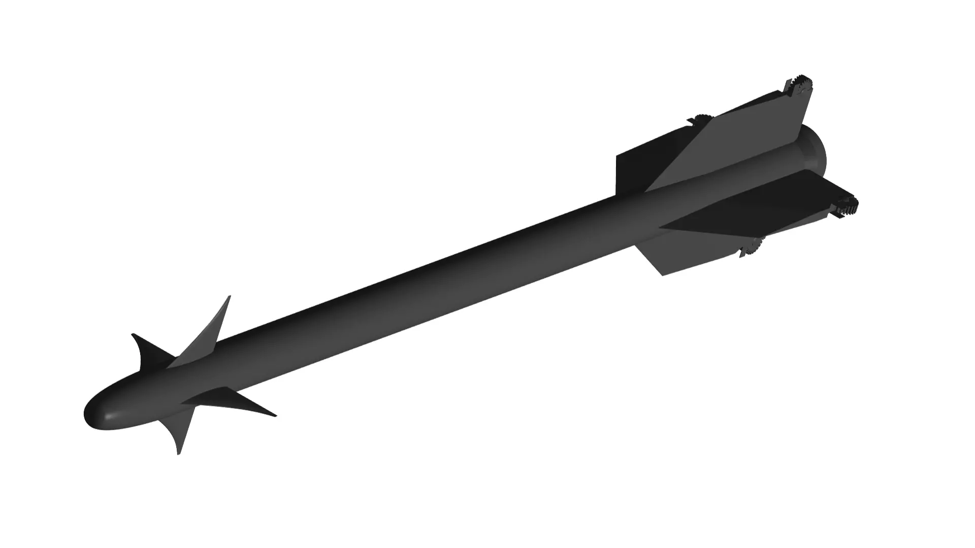 aim 9 missile 3D model_0