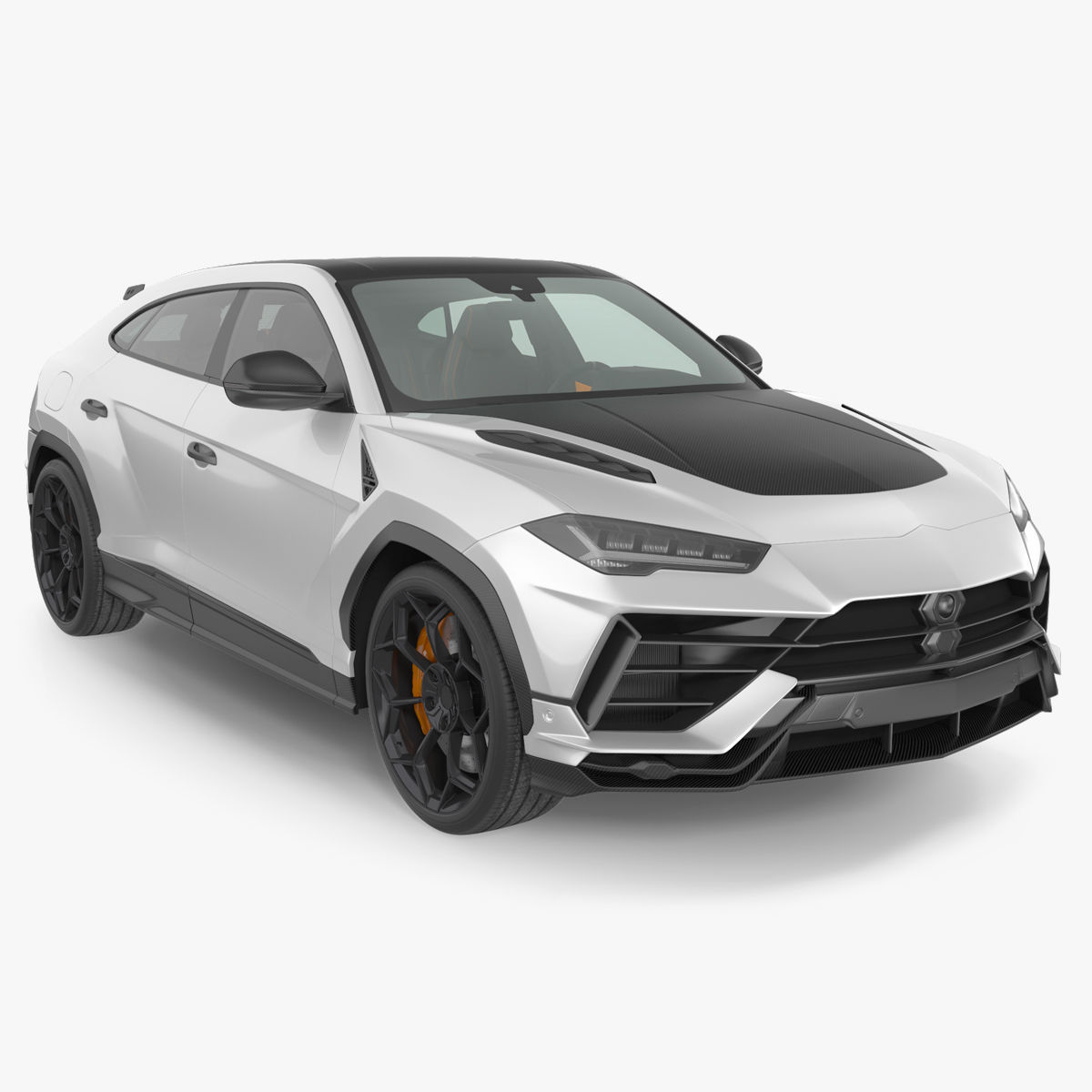 Super Luxury SUV Rigged 3D model