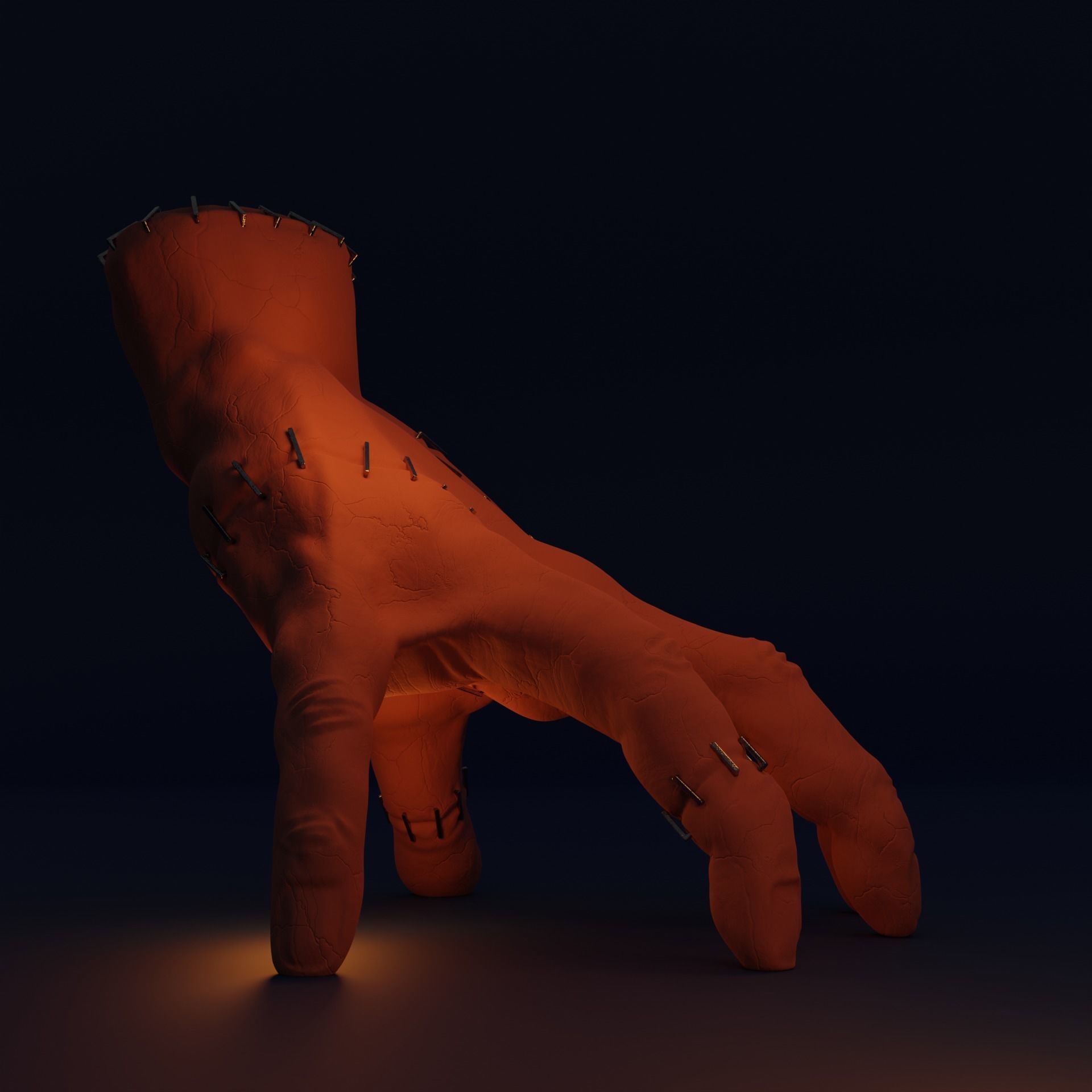 Thing - Addams - Wednesday 3D print model_1