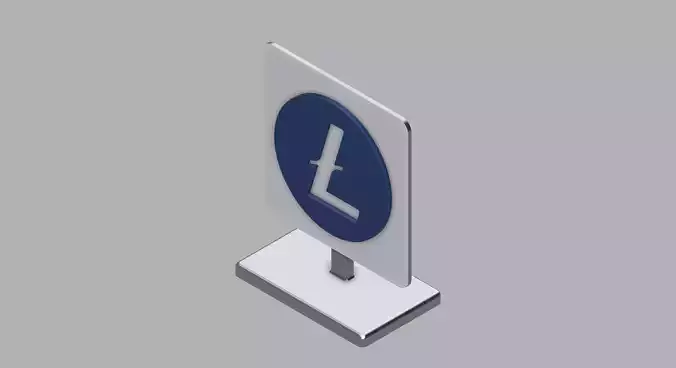 Litecoin Logo Stand
