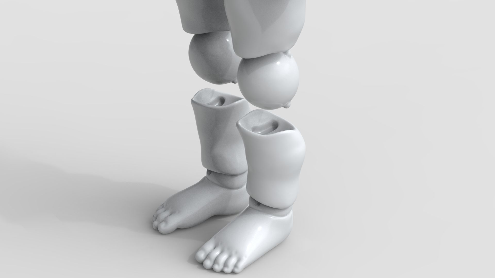 BJD doll Mina ball joint doll 3D print model_14