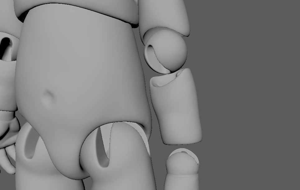 BJD doll Mina ball joint doll 3D print model_27