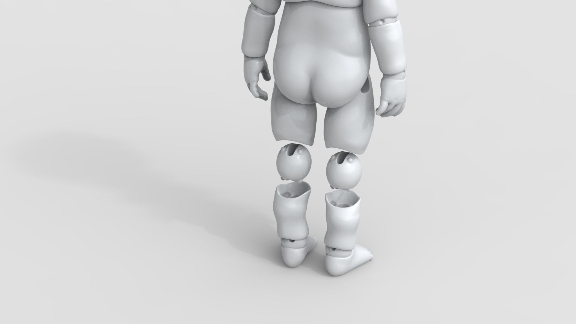 BJD doll Mina ball joint doll 3D print model_13