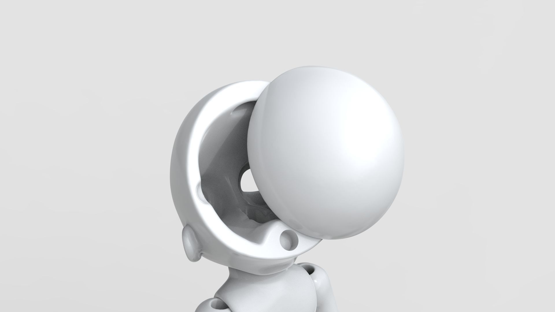 BJD doll Mina ball joint doll 3D print model_9