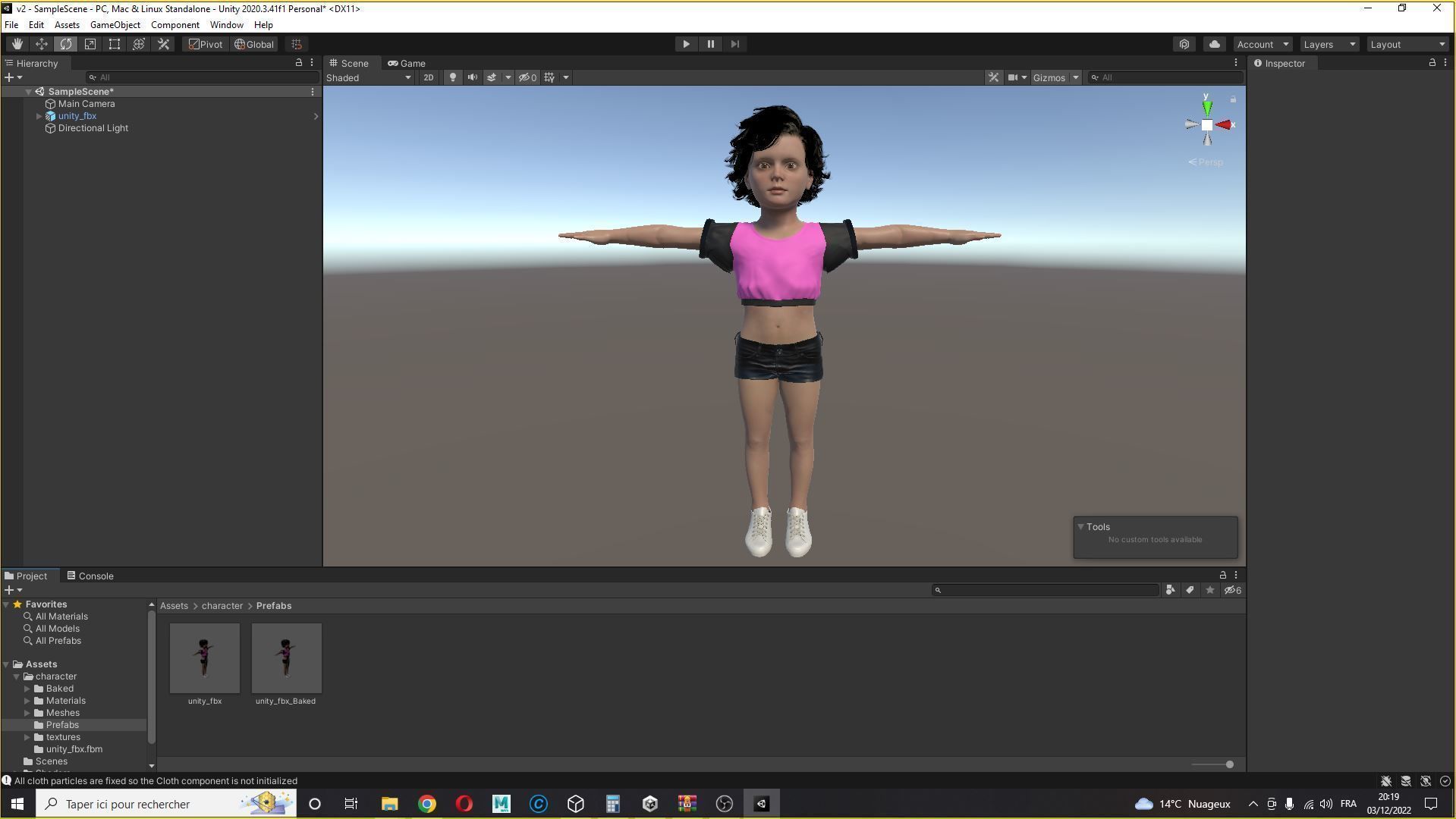 Realistic Girl child Low-poly 3D model_25