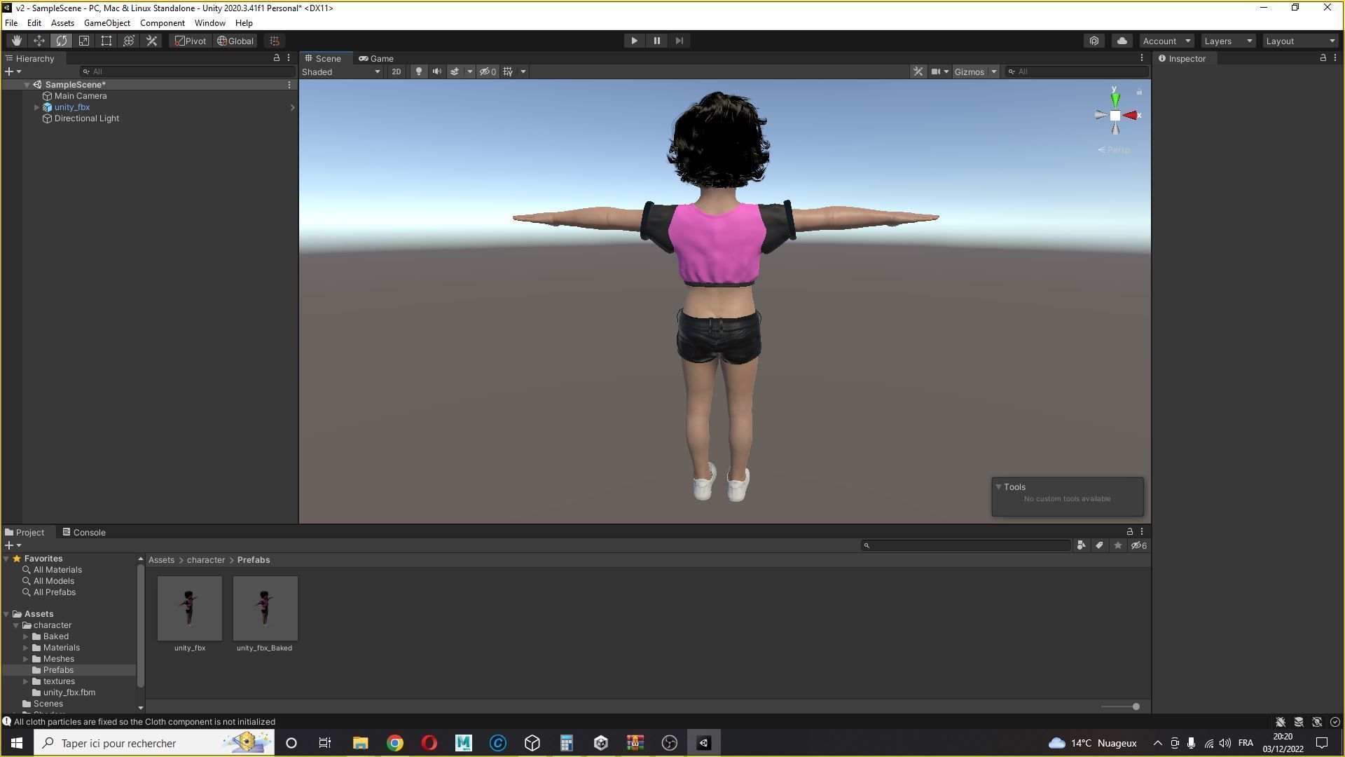 Realistic Girl child Low-poly 3D model_26