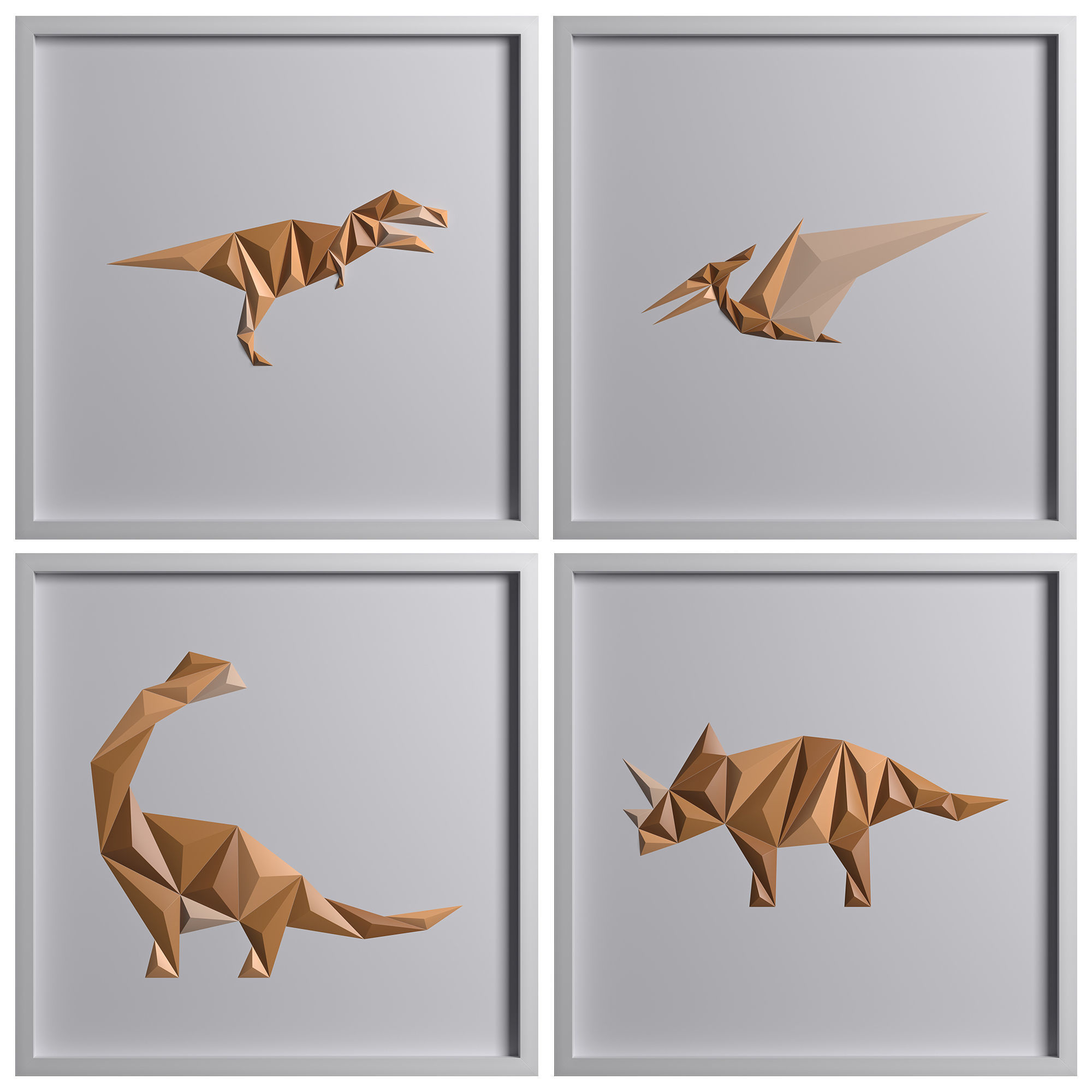 Paper ArtWork 27 3D model | CGTrader