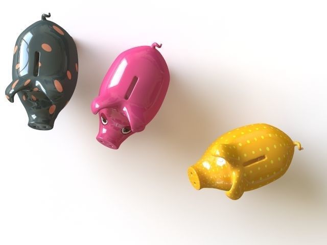 Piggy Bank 3D model_3