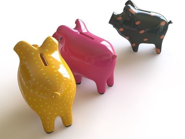 Piggy Bank 3D model_1