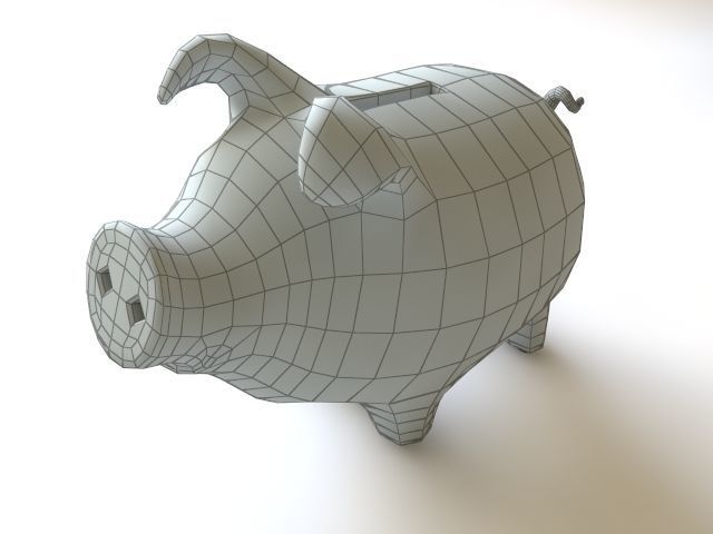 Piggy Bank 3D model_5