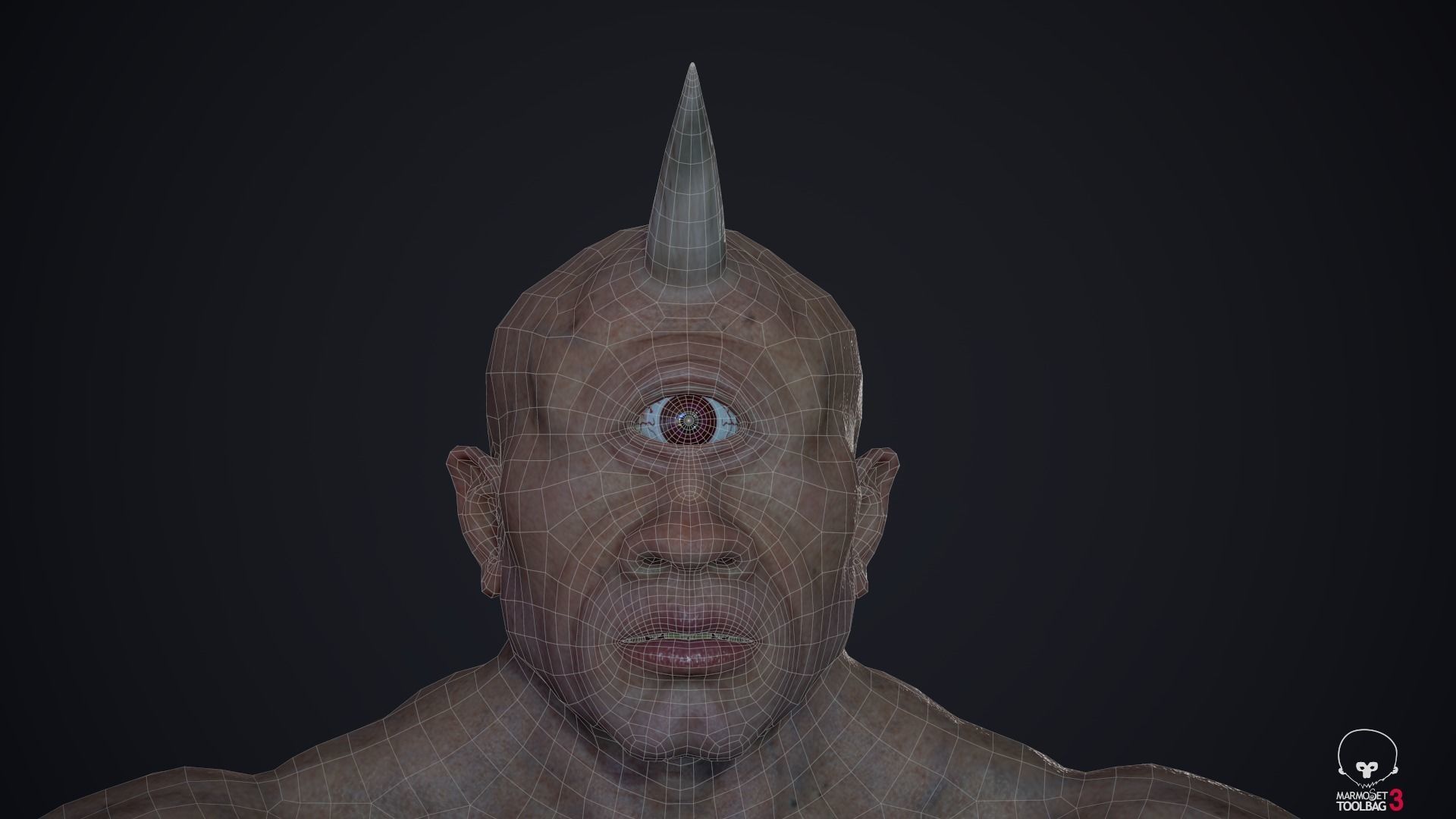 Cyclops 01 Low-poly 3D model_25
