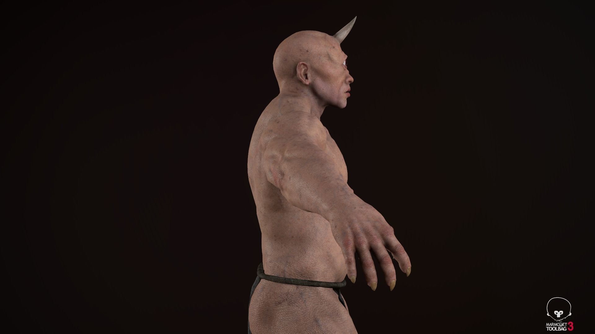 Cyclops 01 Low-poly 3D model_16