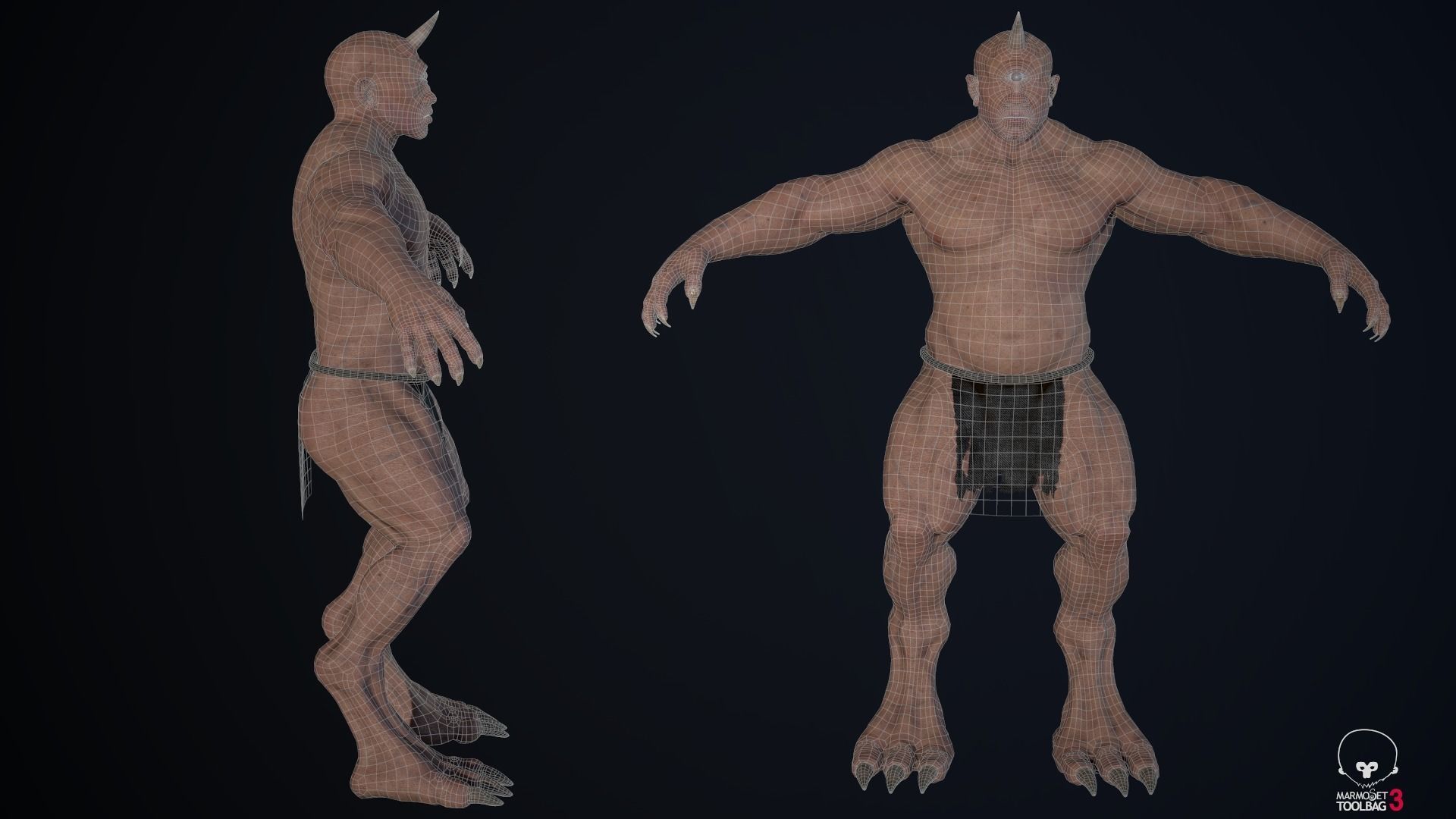 Cyclops 01 Low-poly 3D model_33