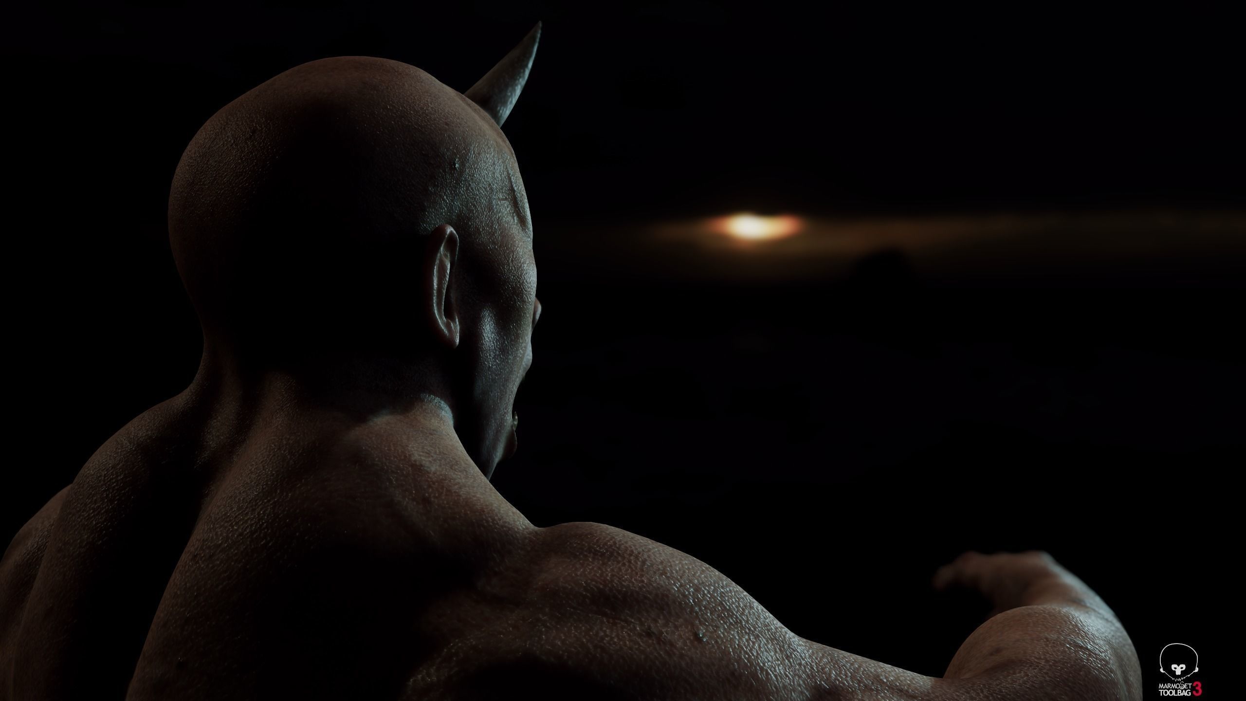 Cyclops 01 Low-poly 3D model_7