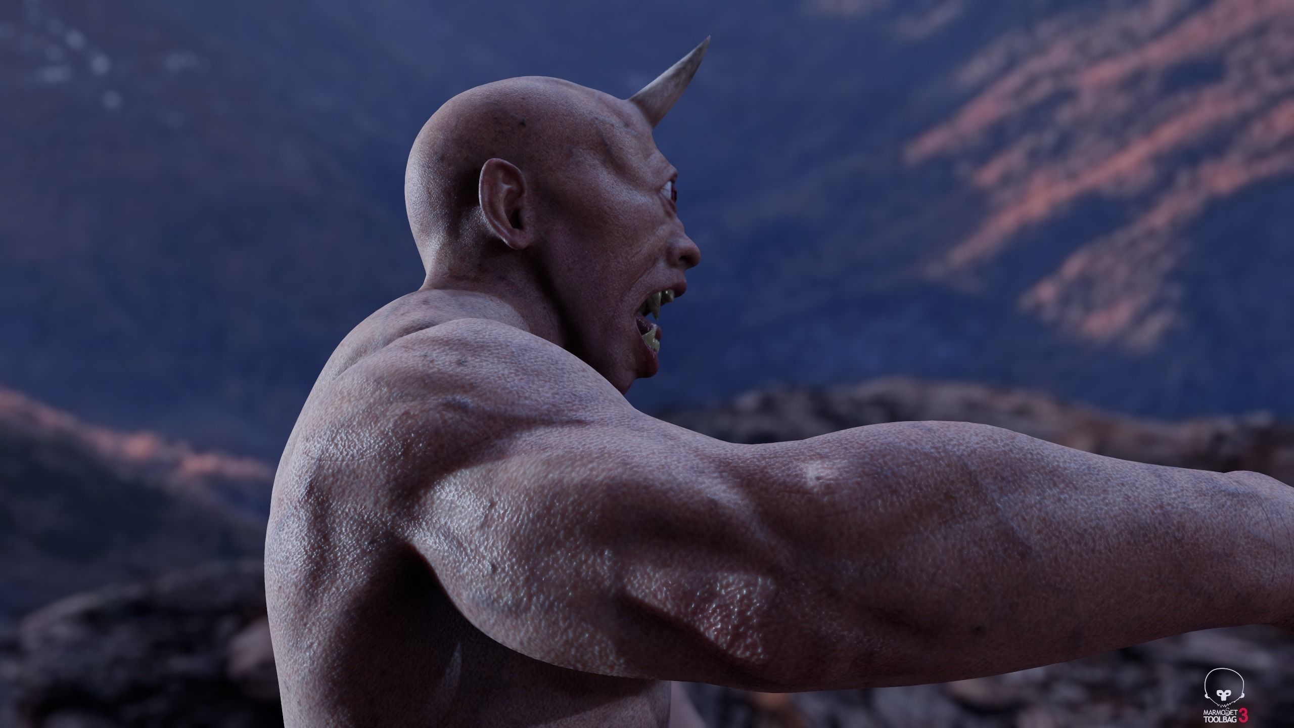 Cyclops 01 Low-poly 3D model_4