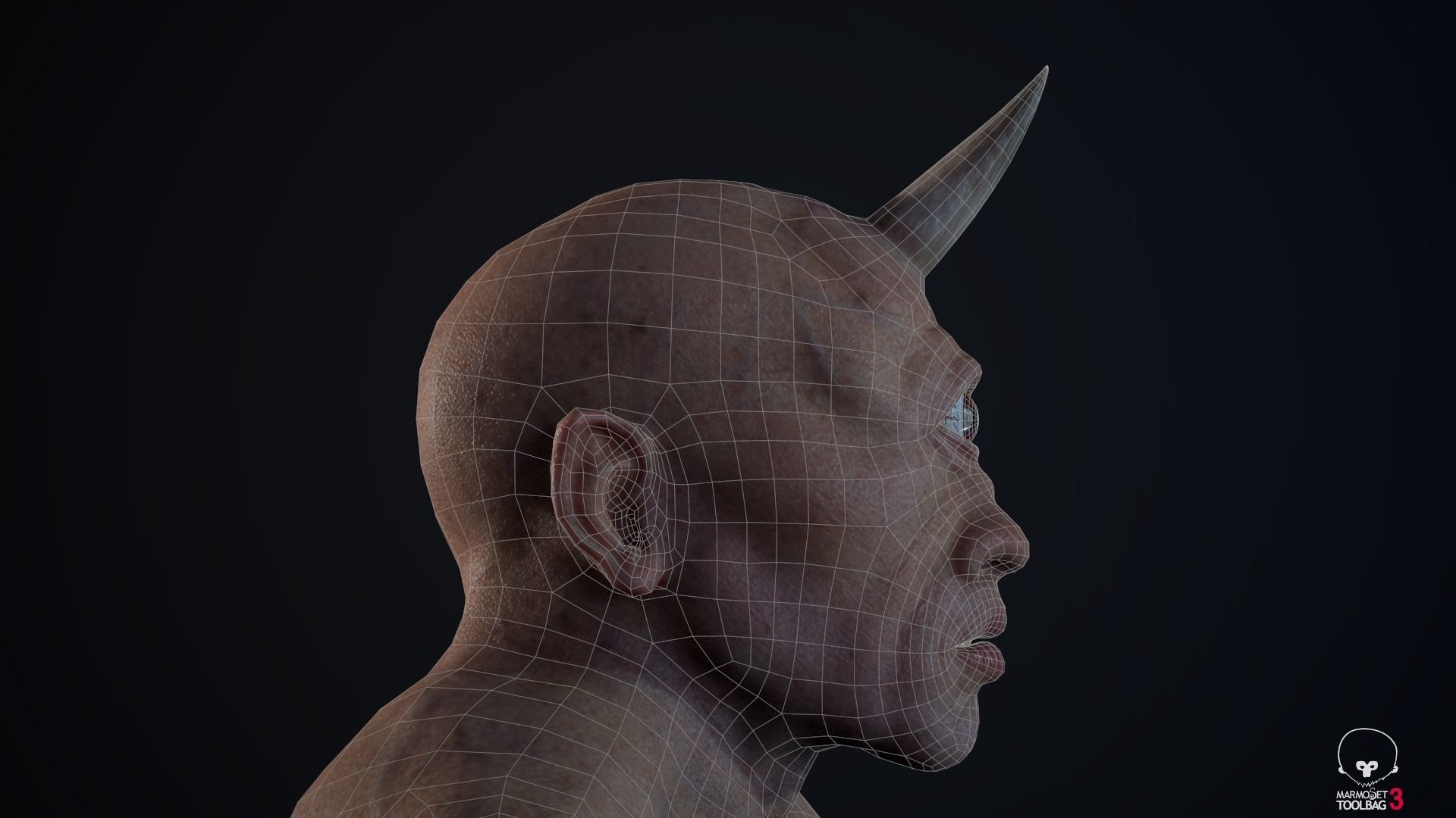 Cyclops 01 Low-poly 3D model_26