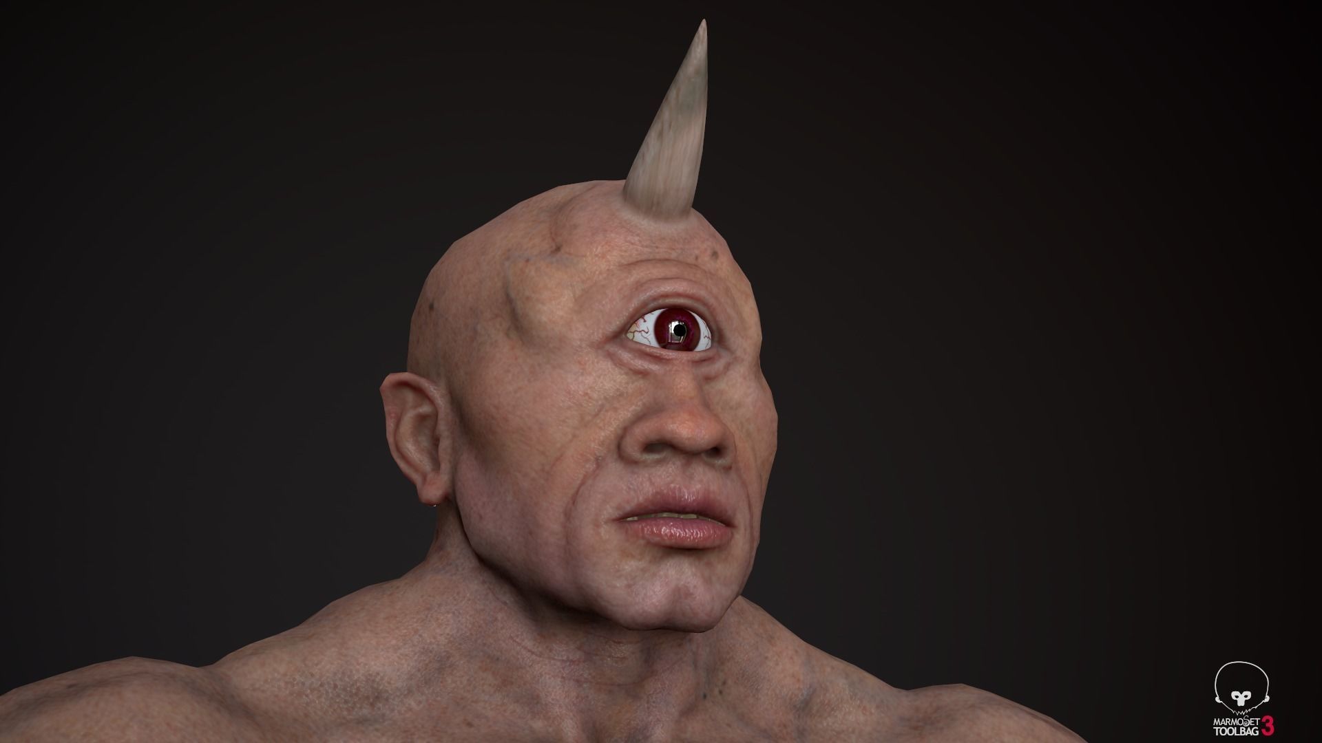 Cyclops 01 Low-poly 3D model_12