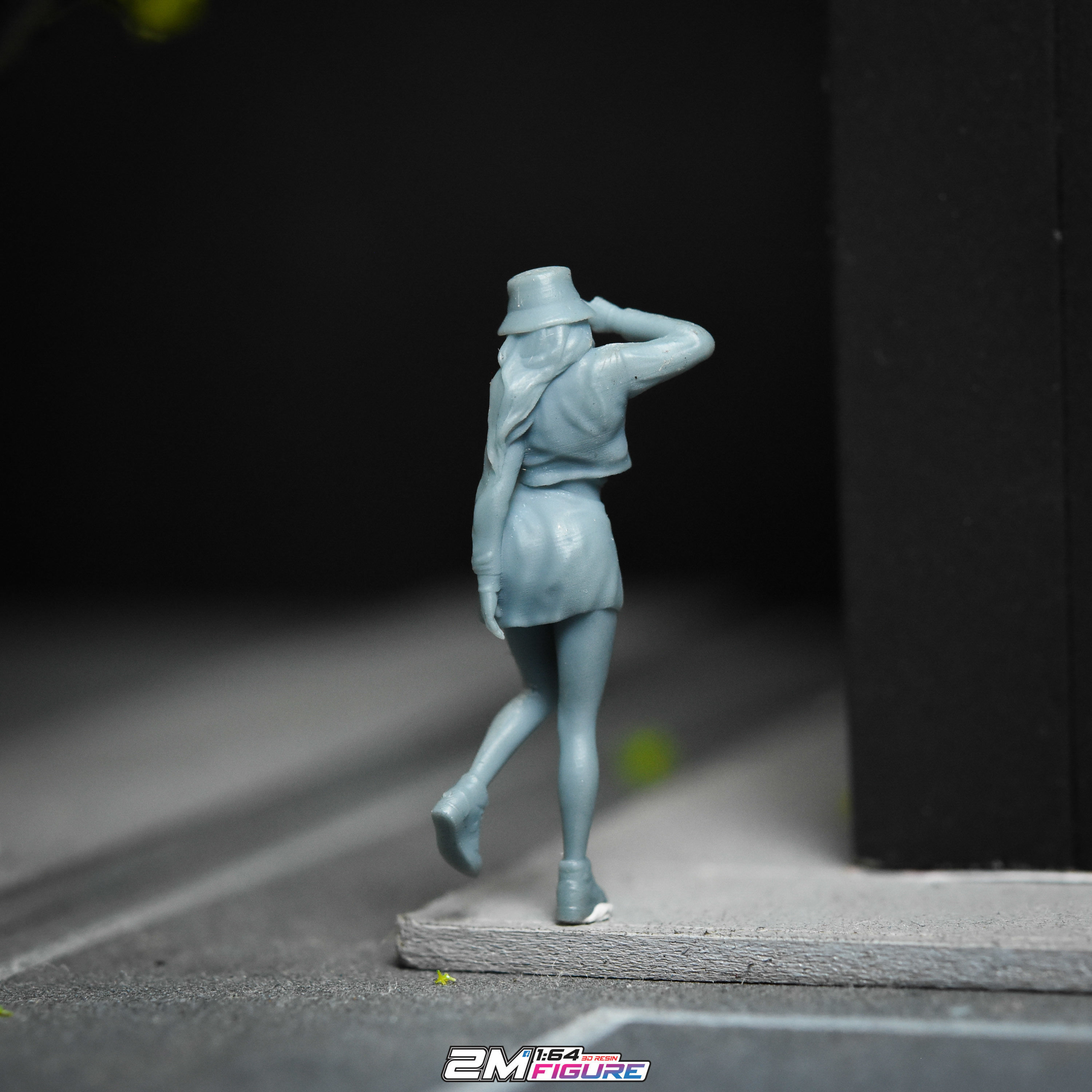 FIGURE SAY HI GIRL SCALE 164 3D print model 3D print model_2