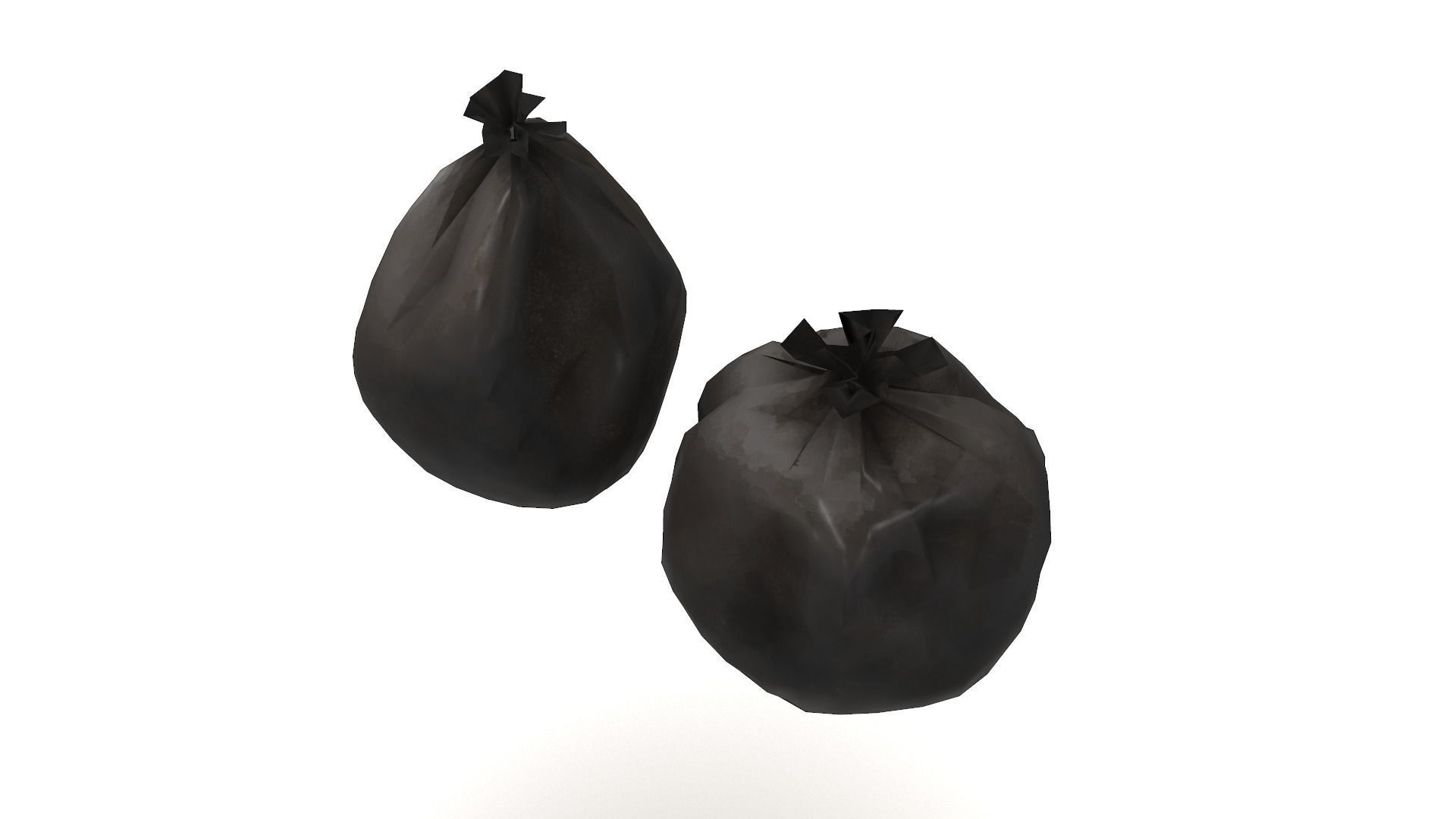Trash Bag Free low-poly 3D model_2