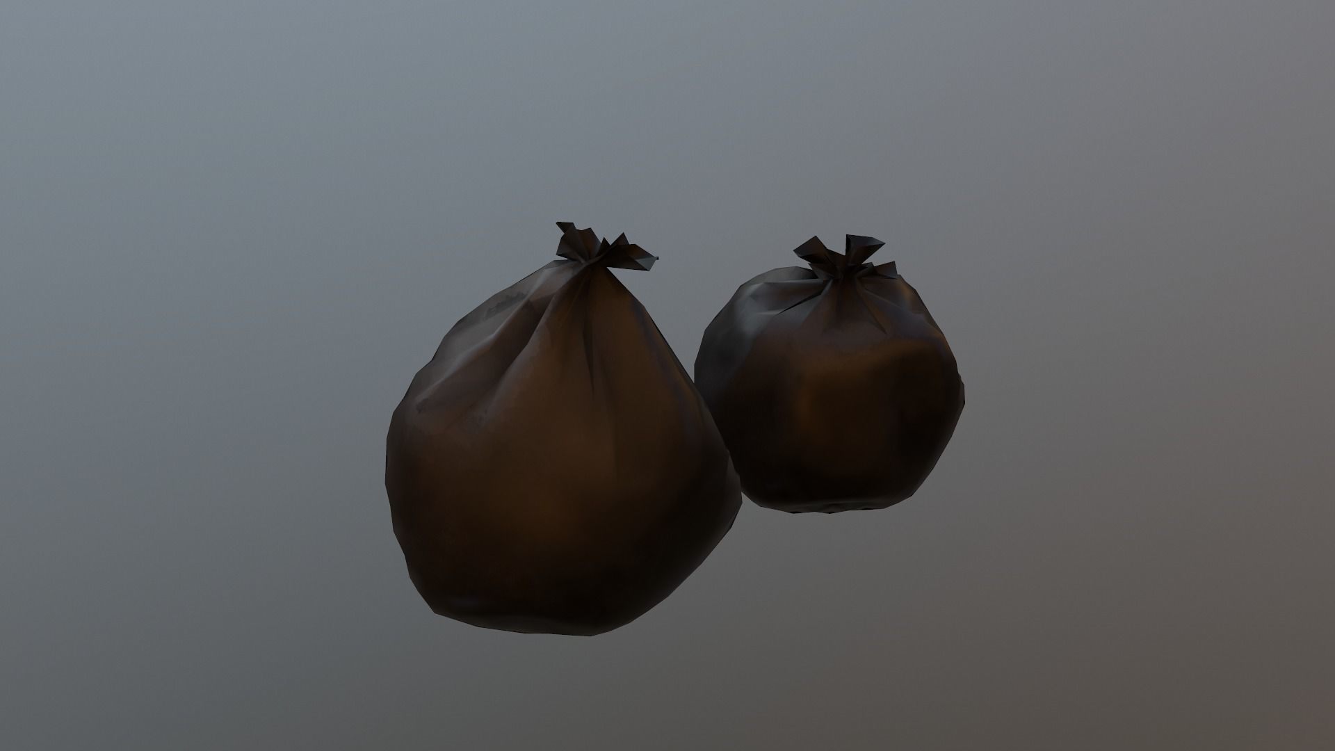 Trash Bag Free low-poly 3D model_24
