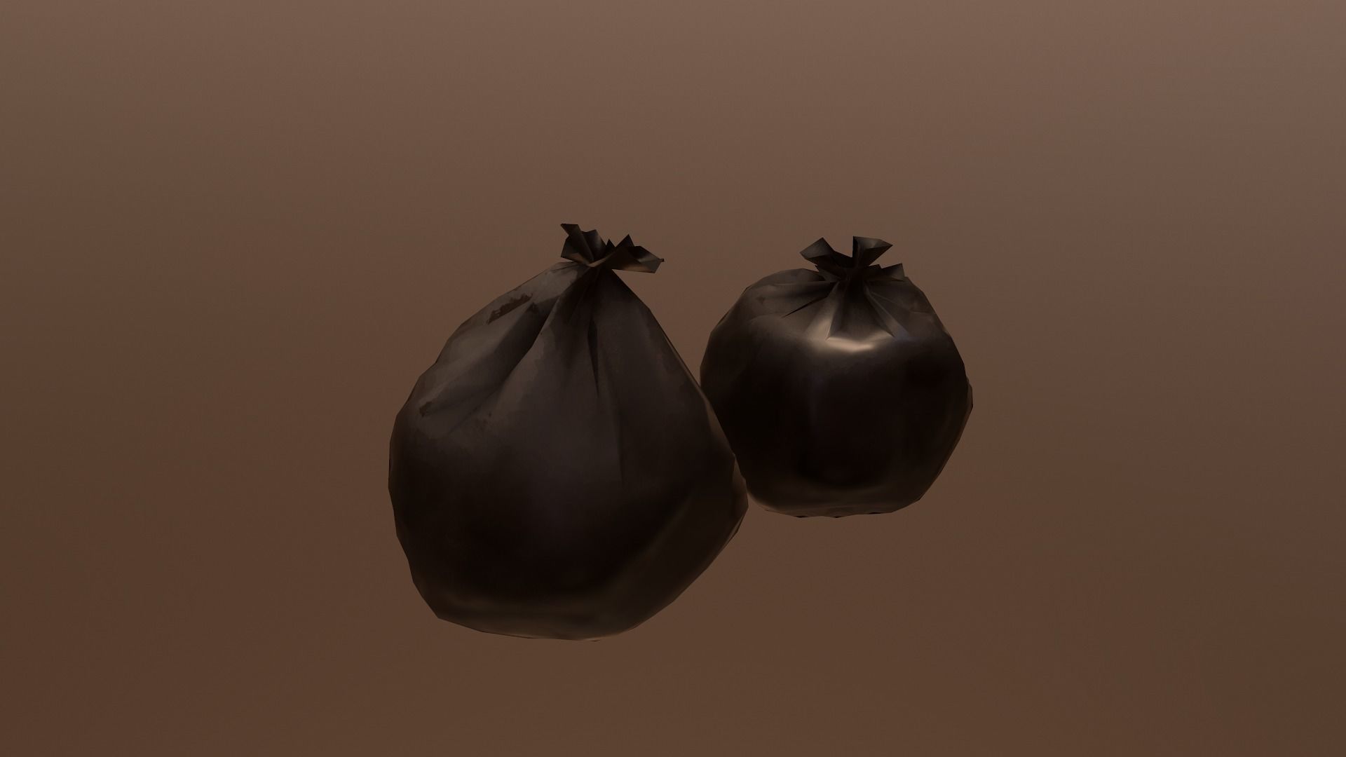Trash Bag Free low-poly 3D model_14