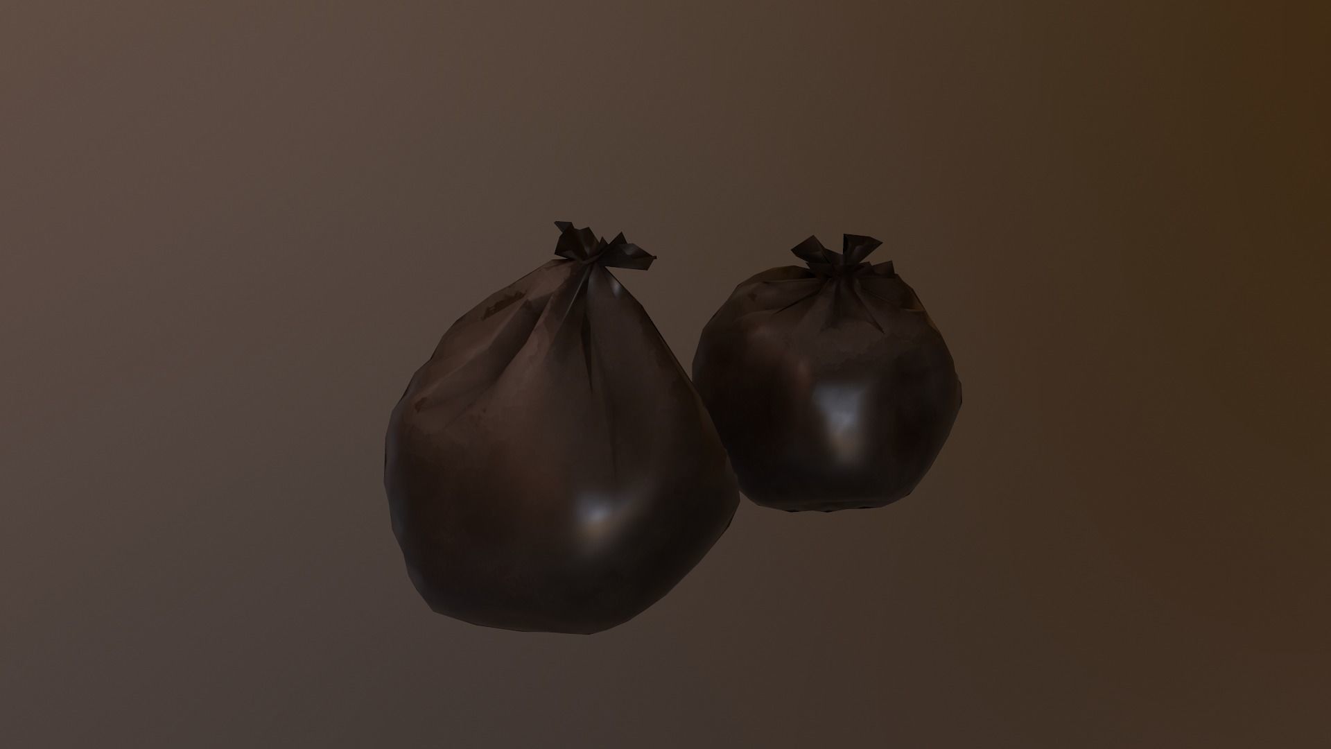 Trash Bag Free low-poly 3D model_6