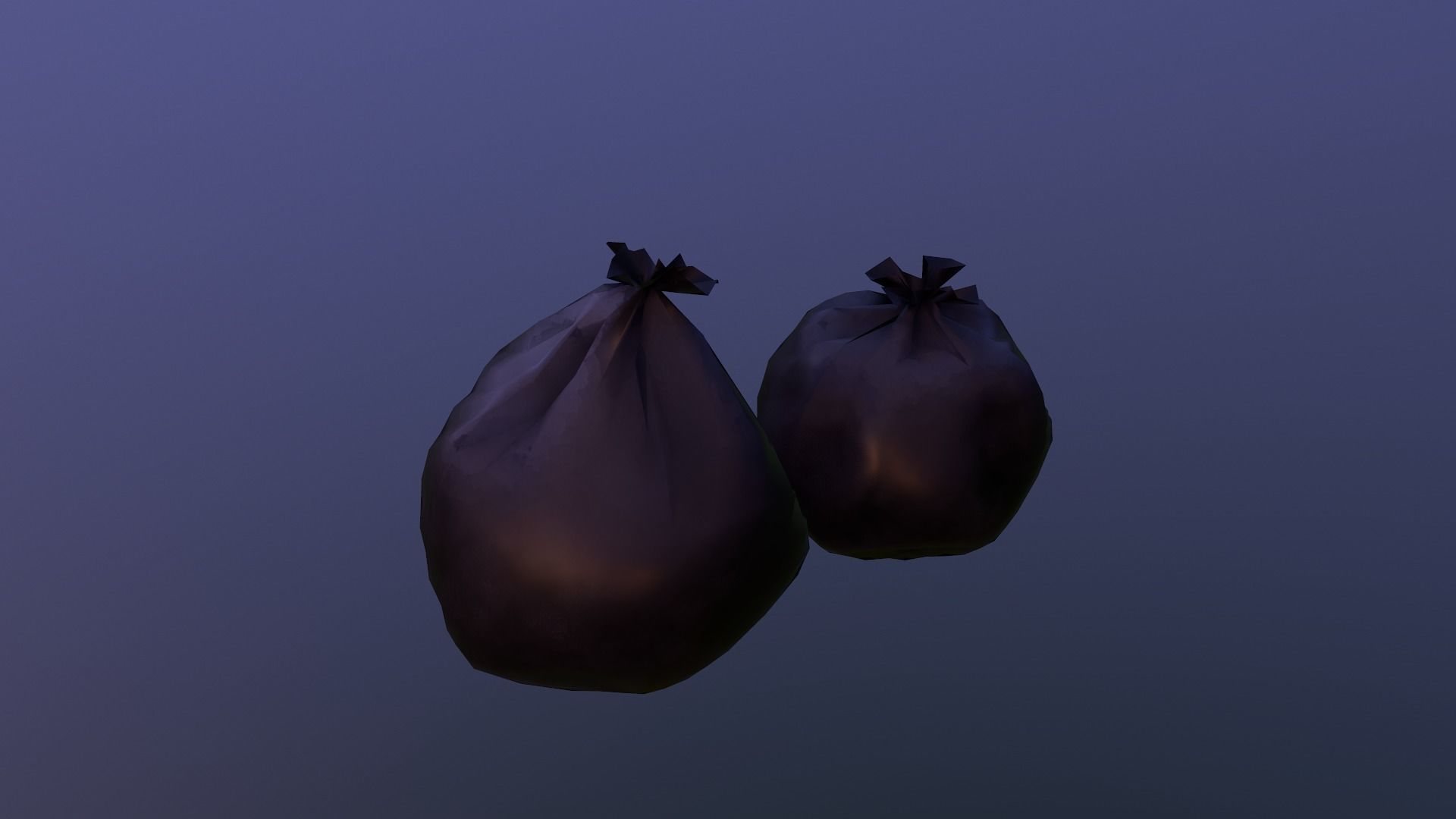 Trash Bag Free low-poly 3D model_20