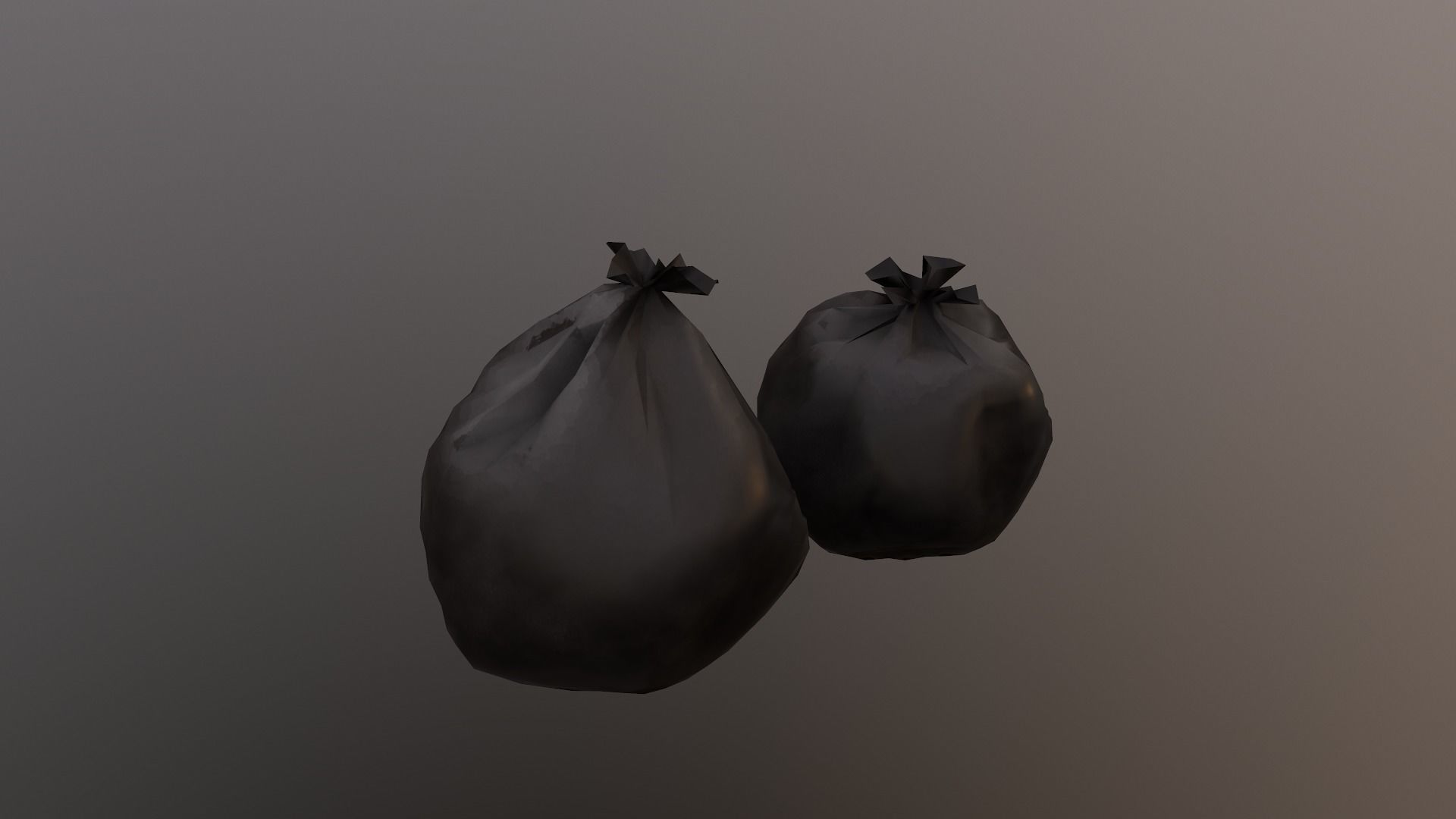 Trash Bag Free low-poly 3D model_18