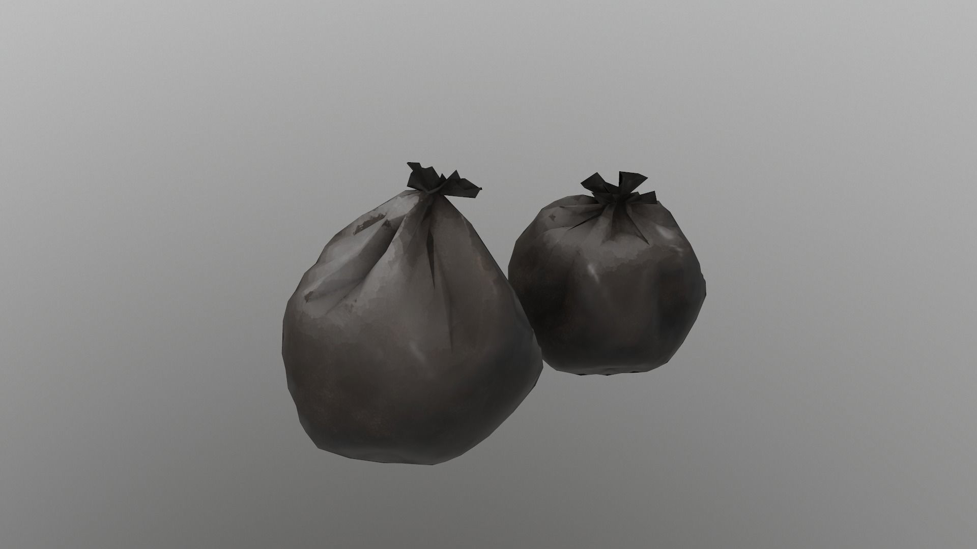Trash Bag Free low-poly 3D model_16