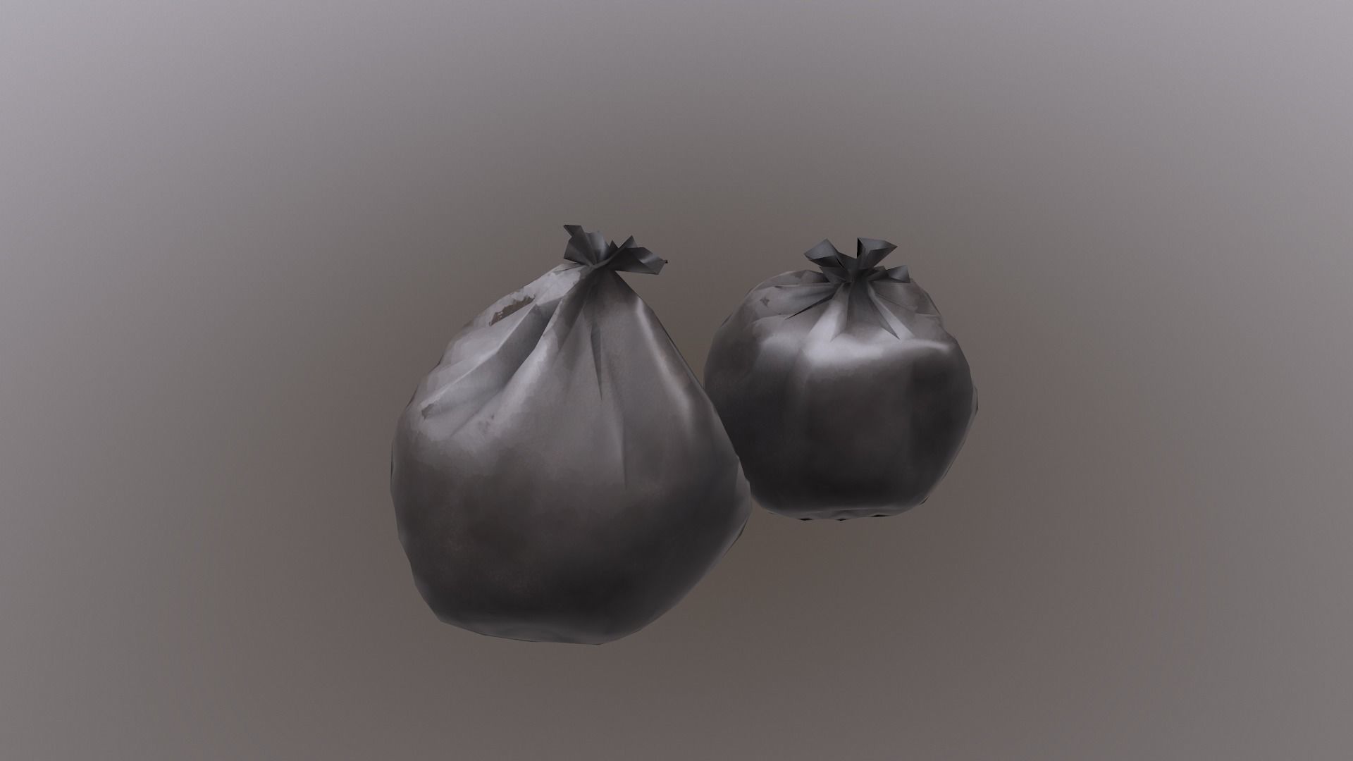 Trash Bag Free low-poly 3D model_28