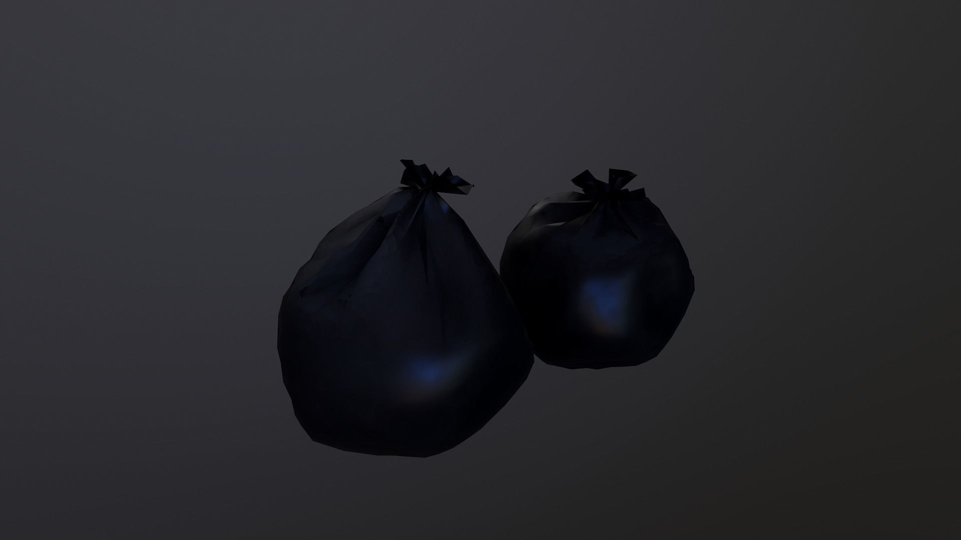 Trash Bag Free low-poly 3D model_5