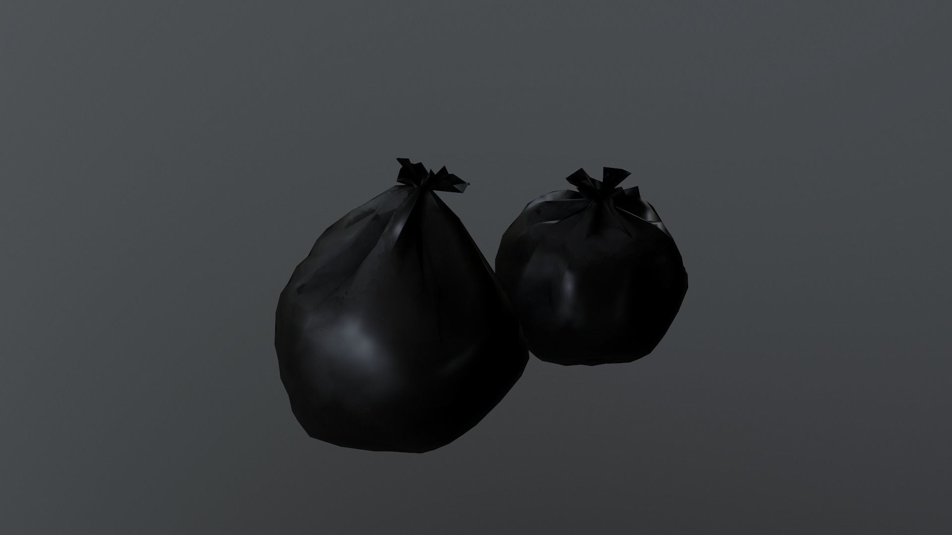 Trash Bag Free low-poly 3D model_25
