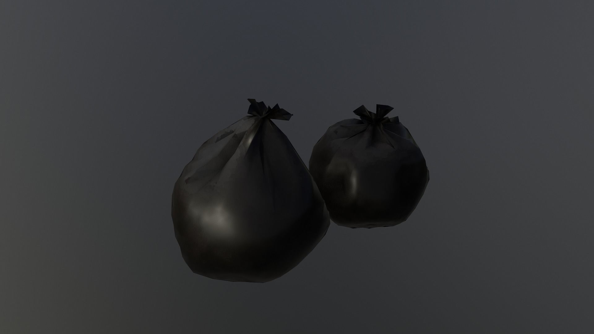 Trash Bag Free low-poly 3D model_11
