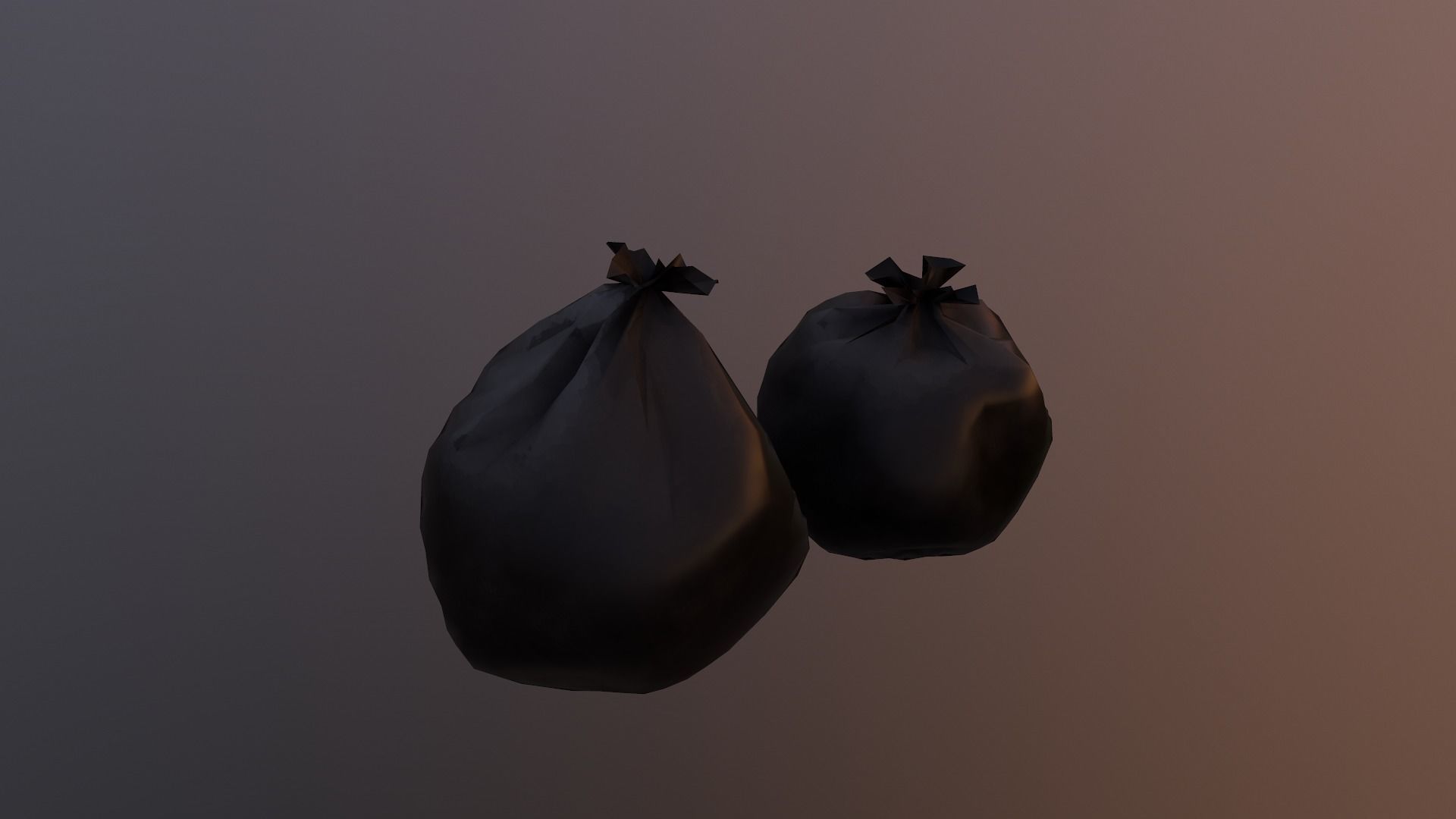 Trash Bag Free low-poly 3D model_17