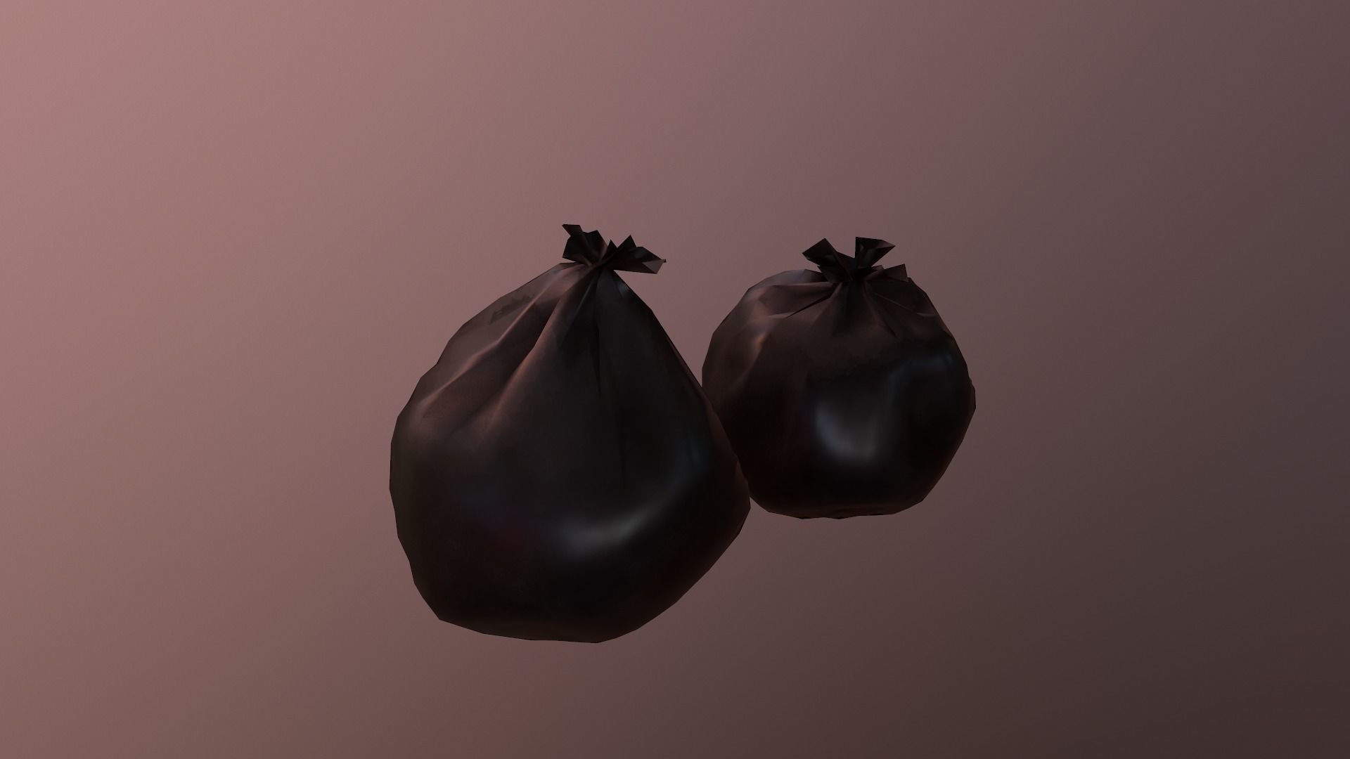 Trash Bag Free low-poly 3D model_27