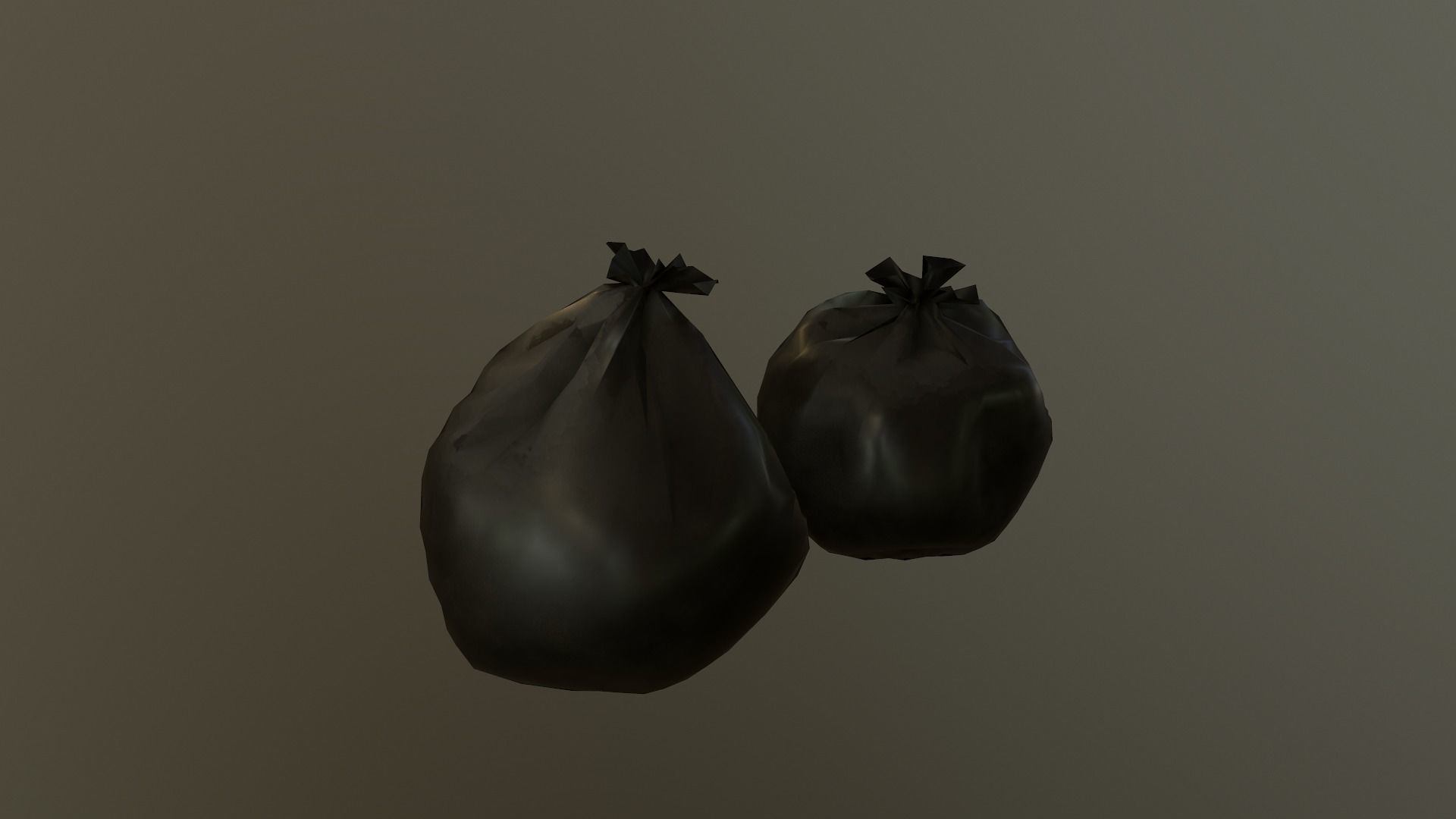 Trash Bag Free low-poly 3D model_22