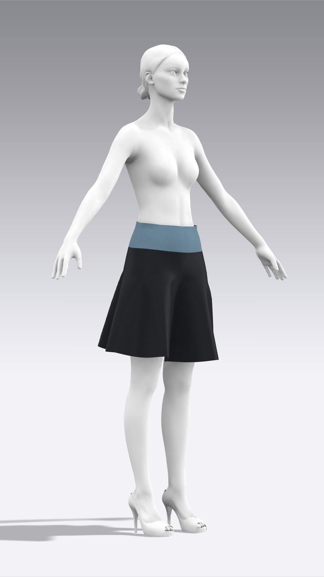 Skirt Outfits MD CLO 3D zprj project files 3D model_39