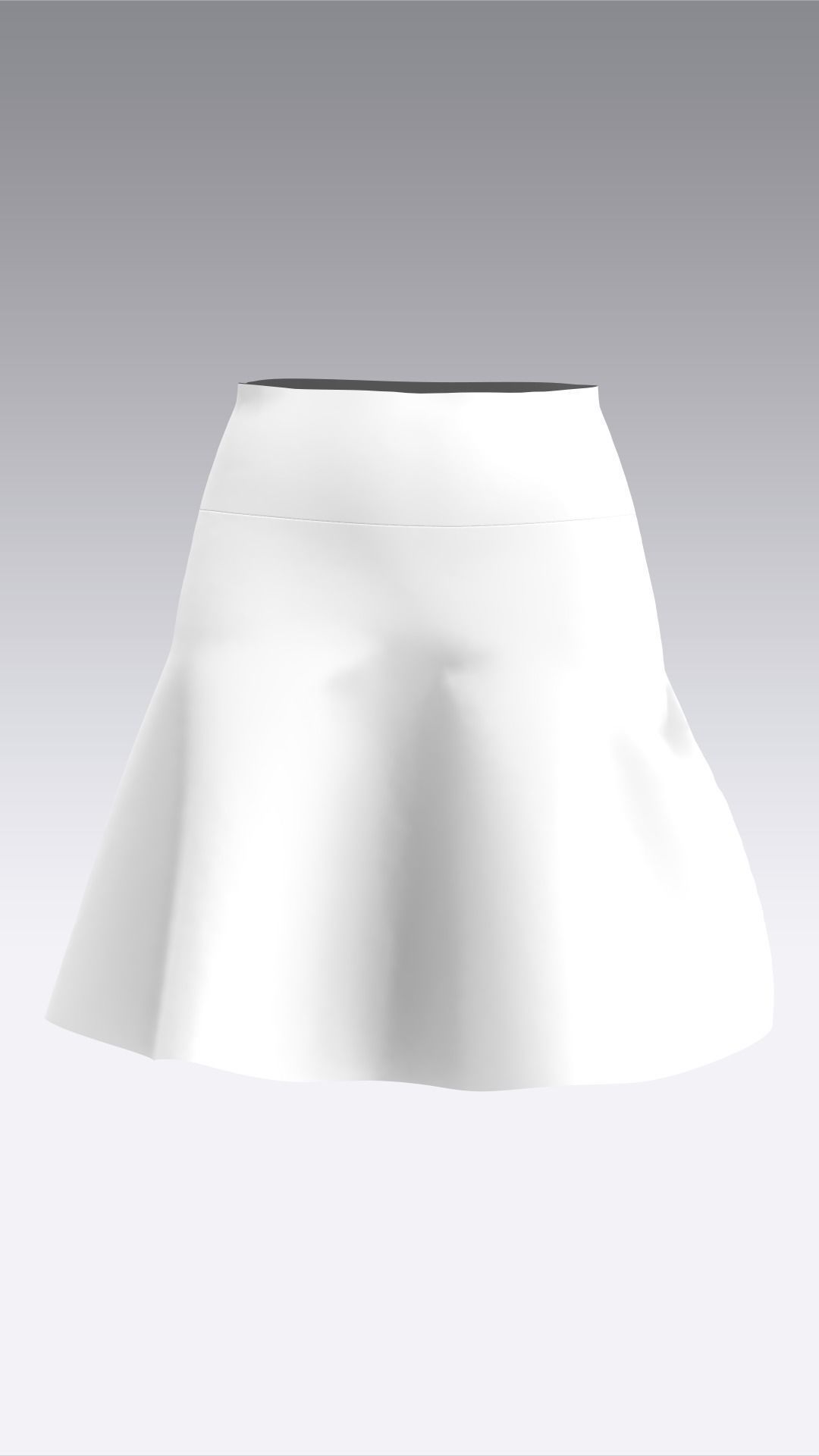 Skirt Outfits MD CLO 3D zprj project files 3D model_21