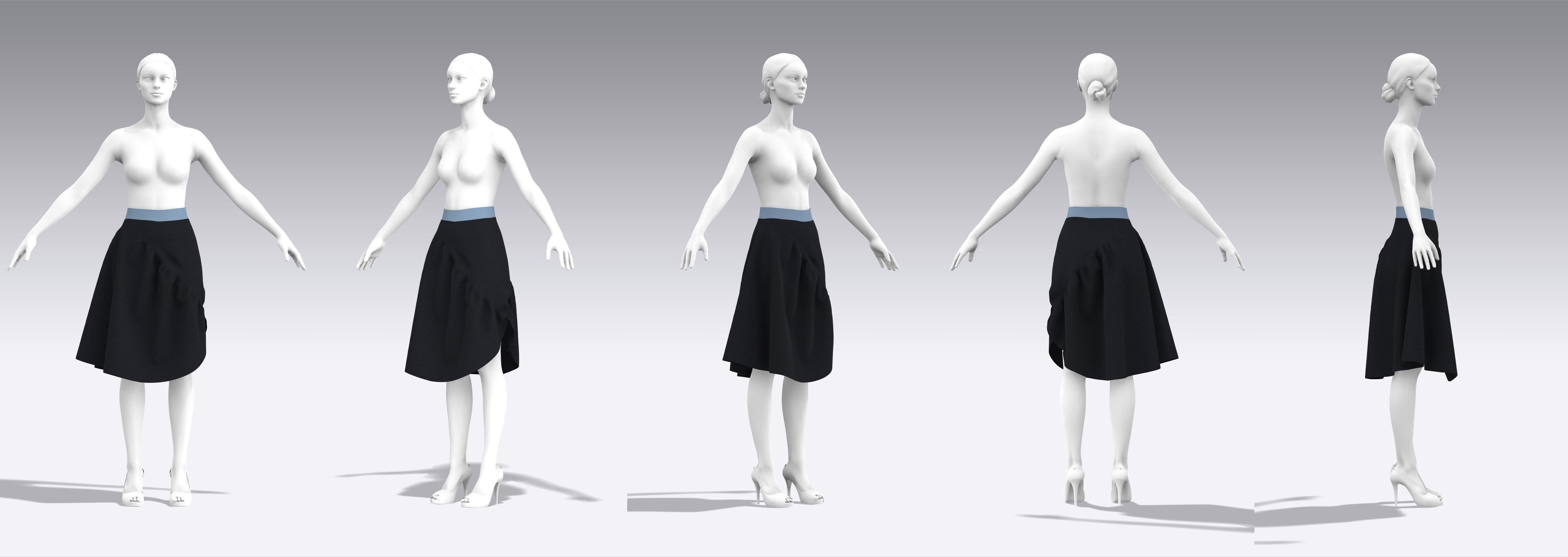 Skirt Outfits MD CLO 3D zprj project files 3D model_17