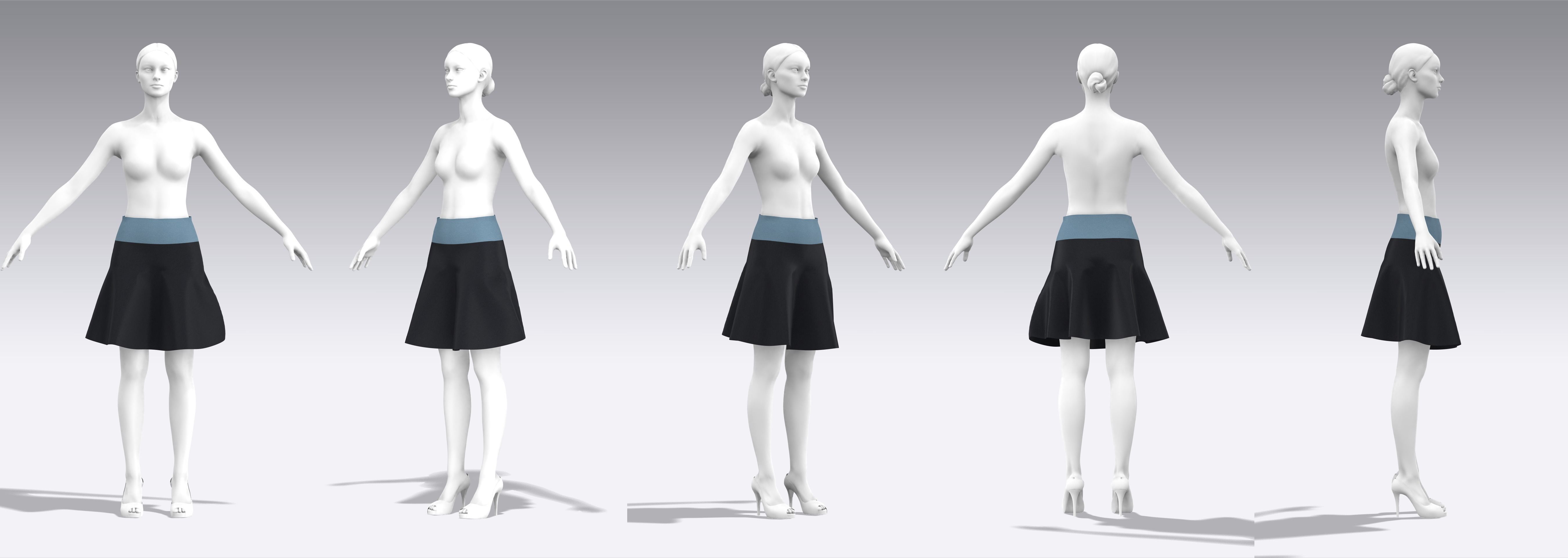 Skirt Outfits MD CLO 3D zprj project files 3D model_16