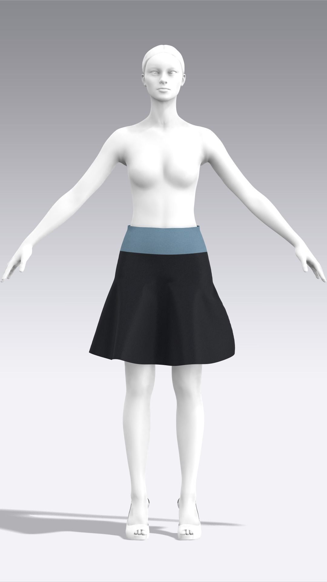 Skirt Outfits MD CLO 3D zprj project files 3D model_44