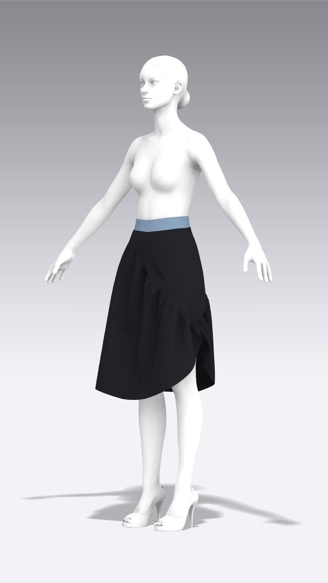 Skirt Outfits MD CLO 3D zprj project files 3D model_79
