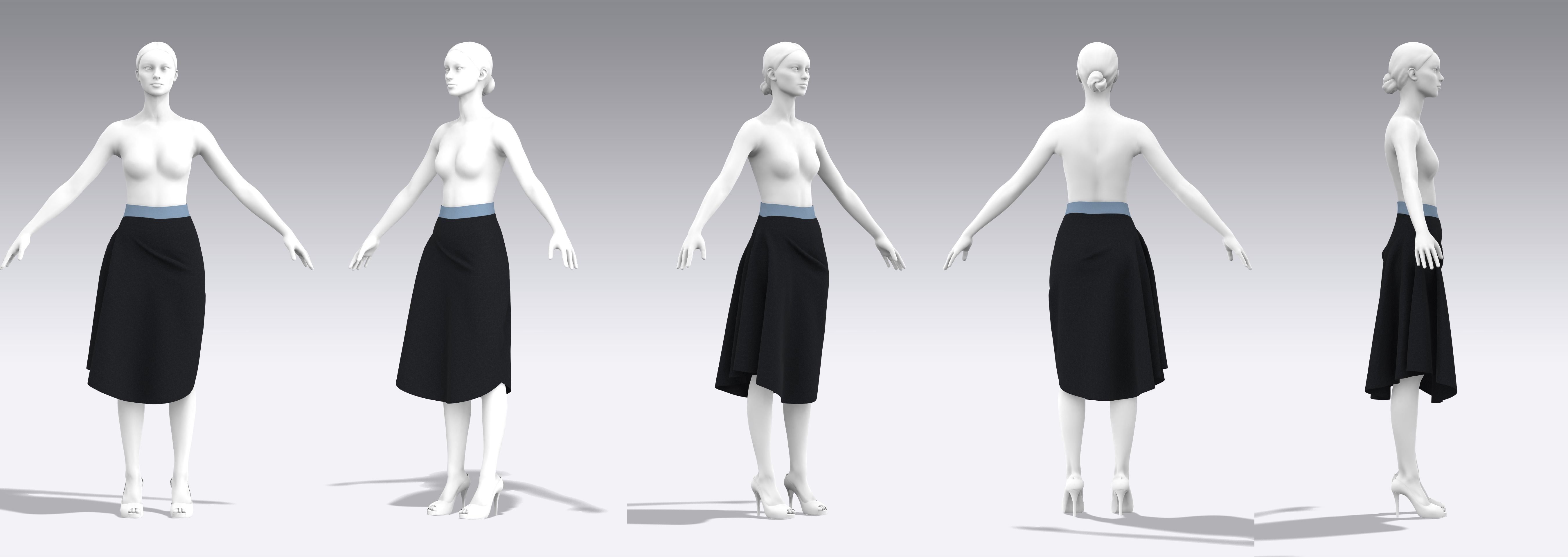 Skirt Outfits MD CLO 3D zprj project files 3D model_20