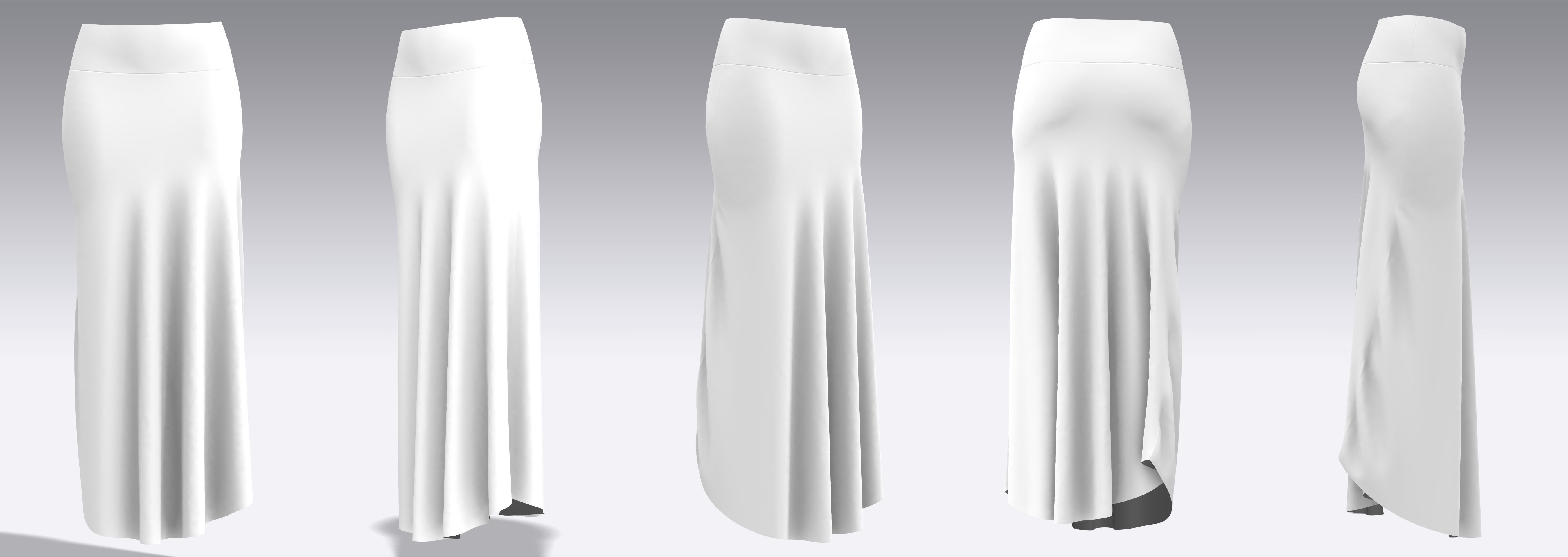 Skirt Outfits MD CLO 3D zprj project files 3D model_13