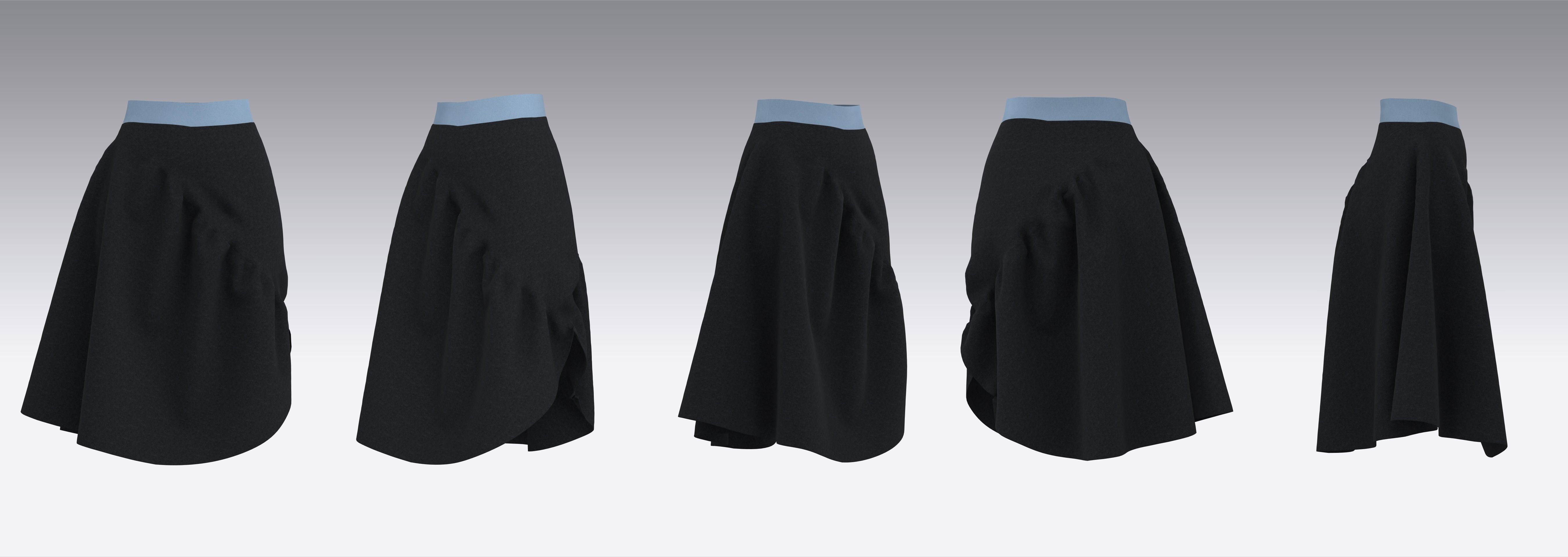 Skirt Outfits MD CLO 3D zprj project files 3D model_6