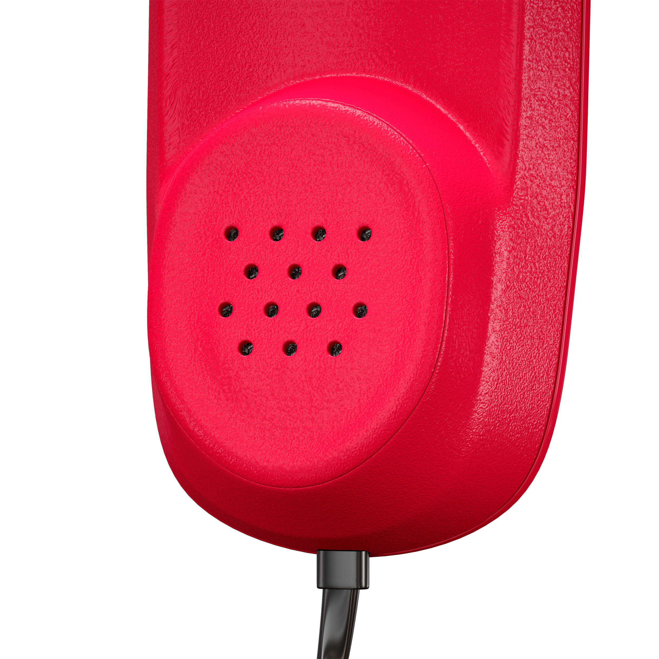 Wall phone 3D model_7