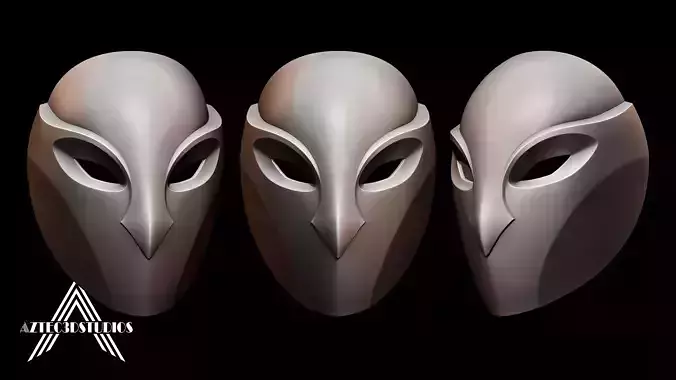 Gotham Knights Court of Owls Variation 2 Mask 3D Model STL