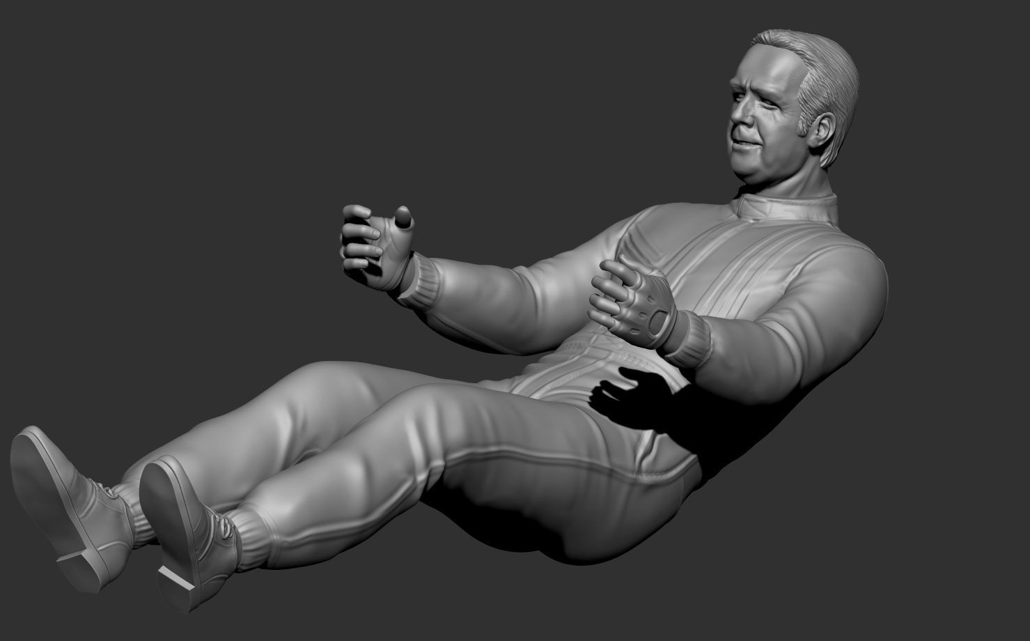 Jack Brabham Car Driver 3D print model_15